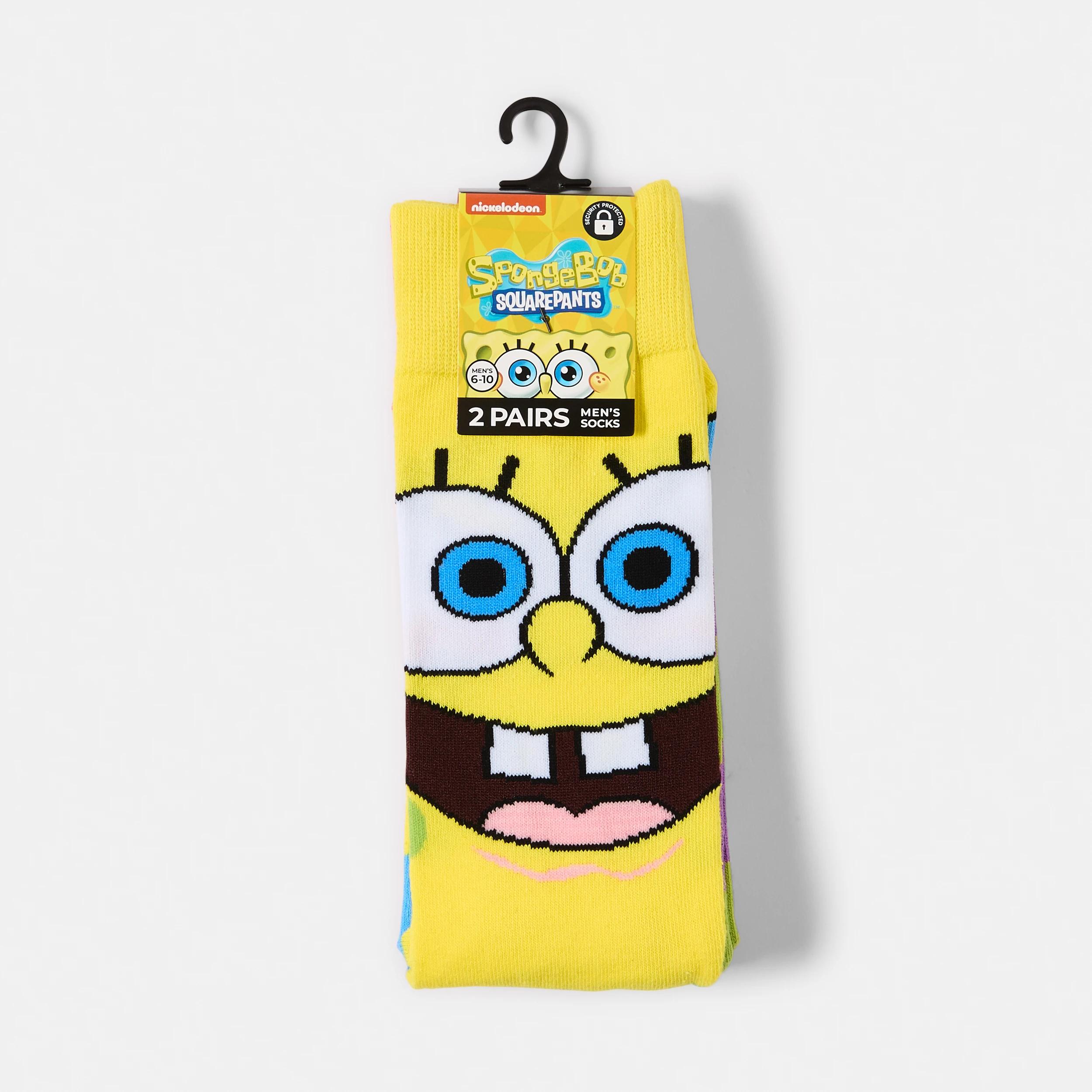 3 2 Pack License Socks 2PK SPONGEBOB, 3 of 3