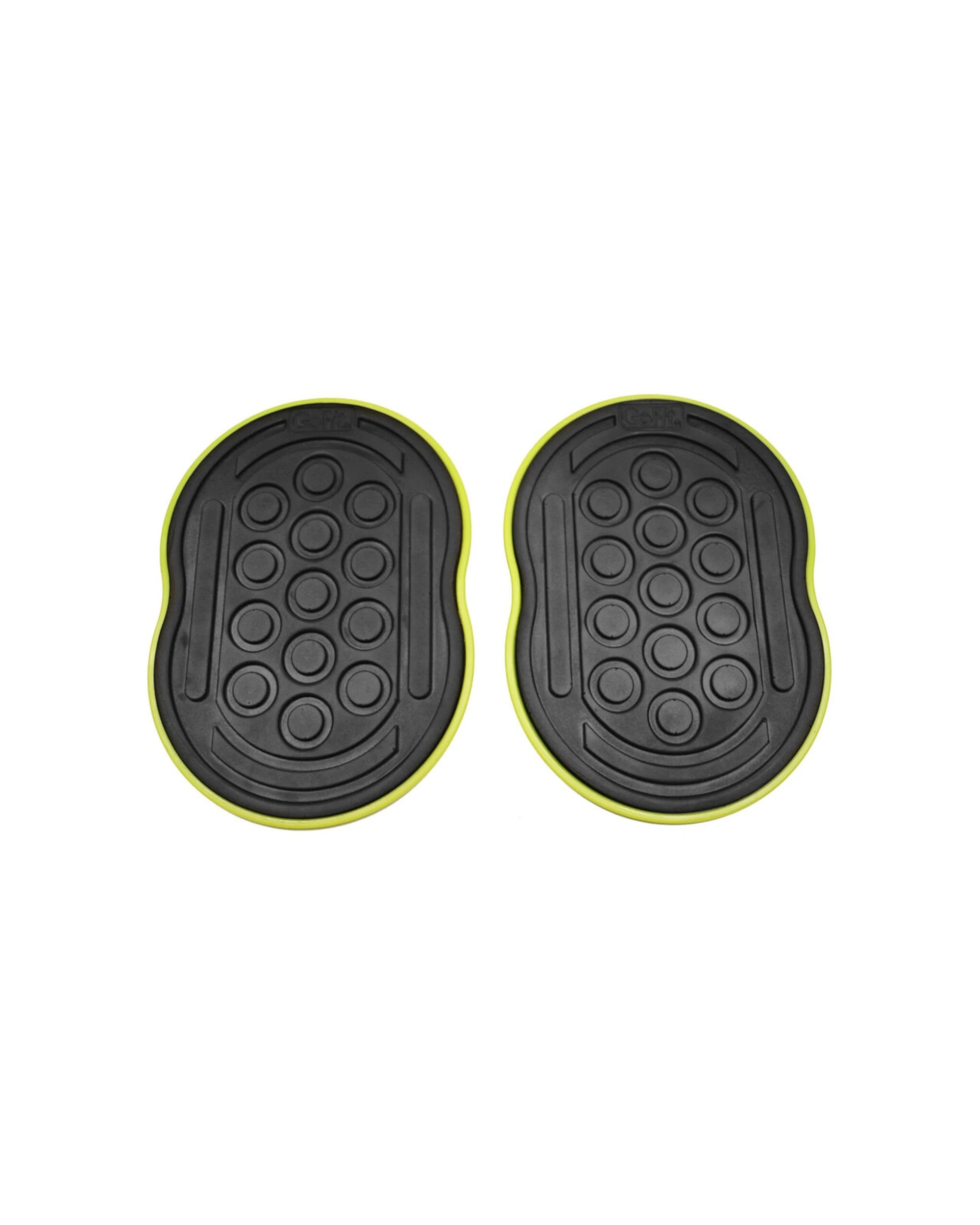 1 GoFit Go Slides Exercise Sliding Mat Stability Trainer Home Gym 2 Piece Set - Black, 1 of 5
