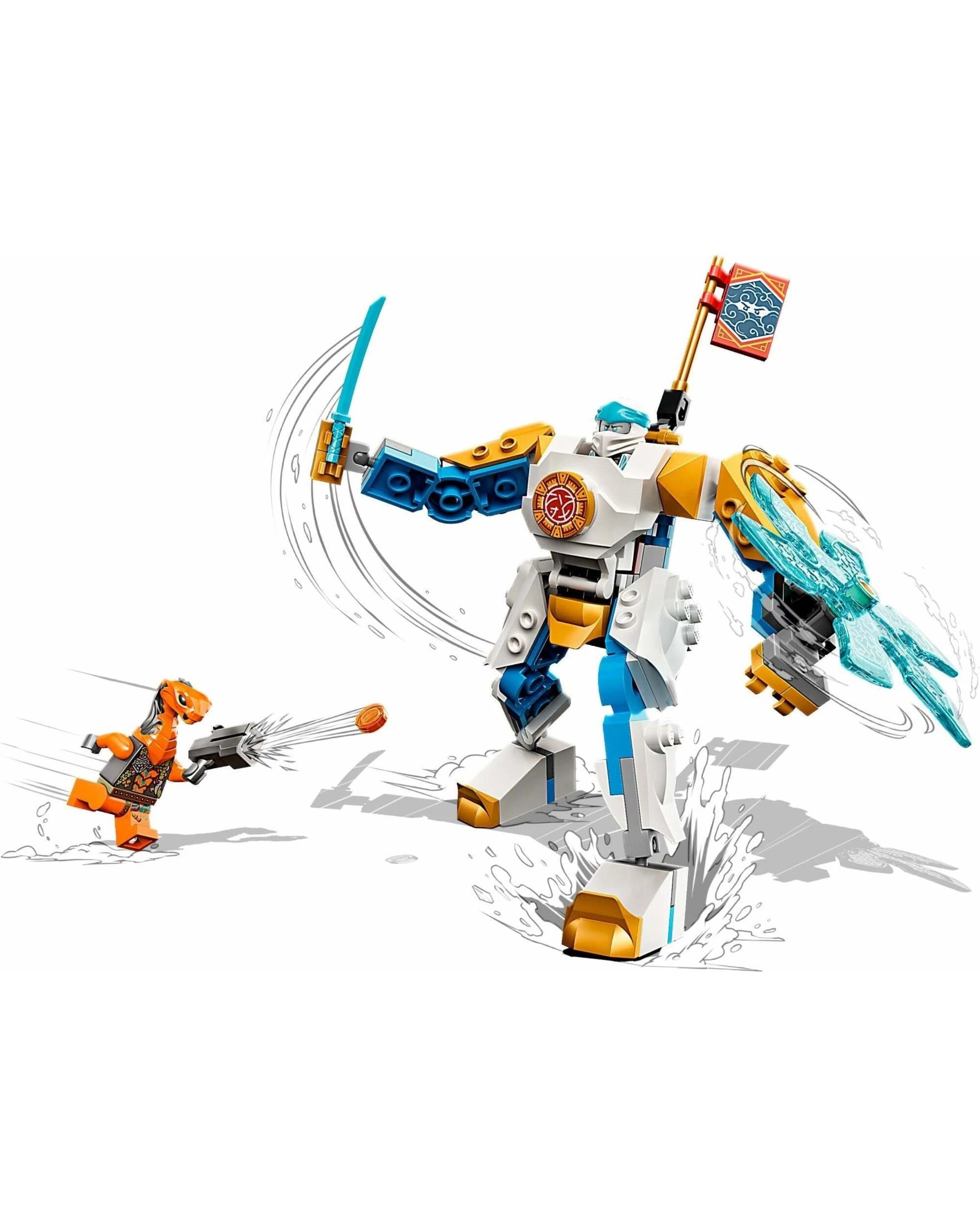 2 LEGO 71761 Zane's Power Up Mech EVO - Ninja Battle Toy, 2 of 5