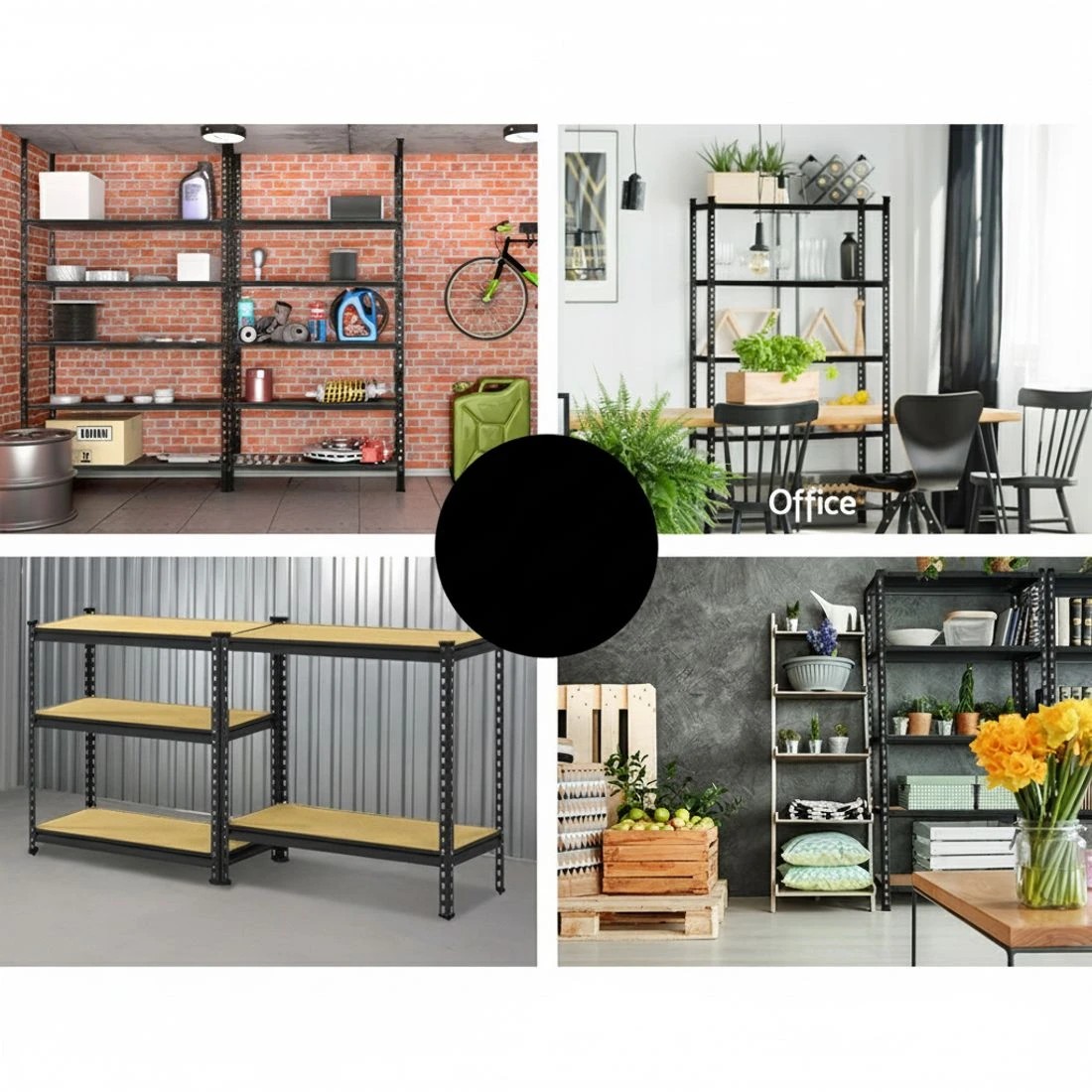 4 Giantz 3x1.8M Garage Shelving Warehouse Rack Pallet Racking Storage Shelve - Multi, 4 of 4