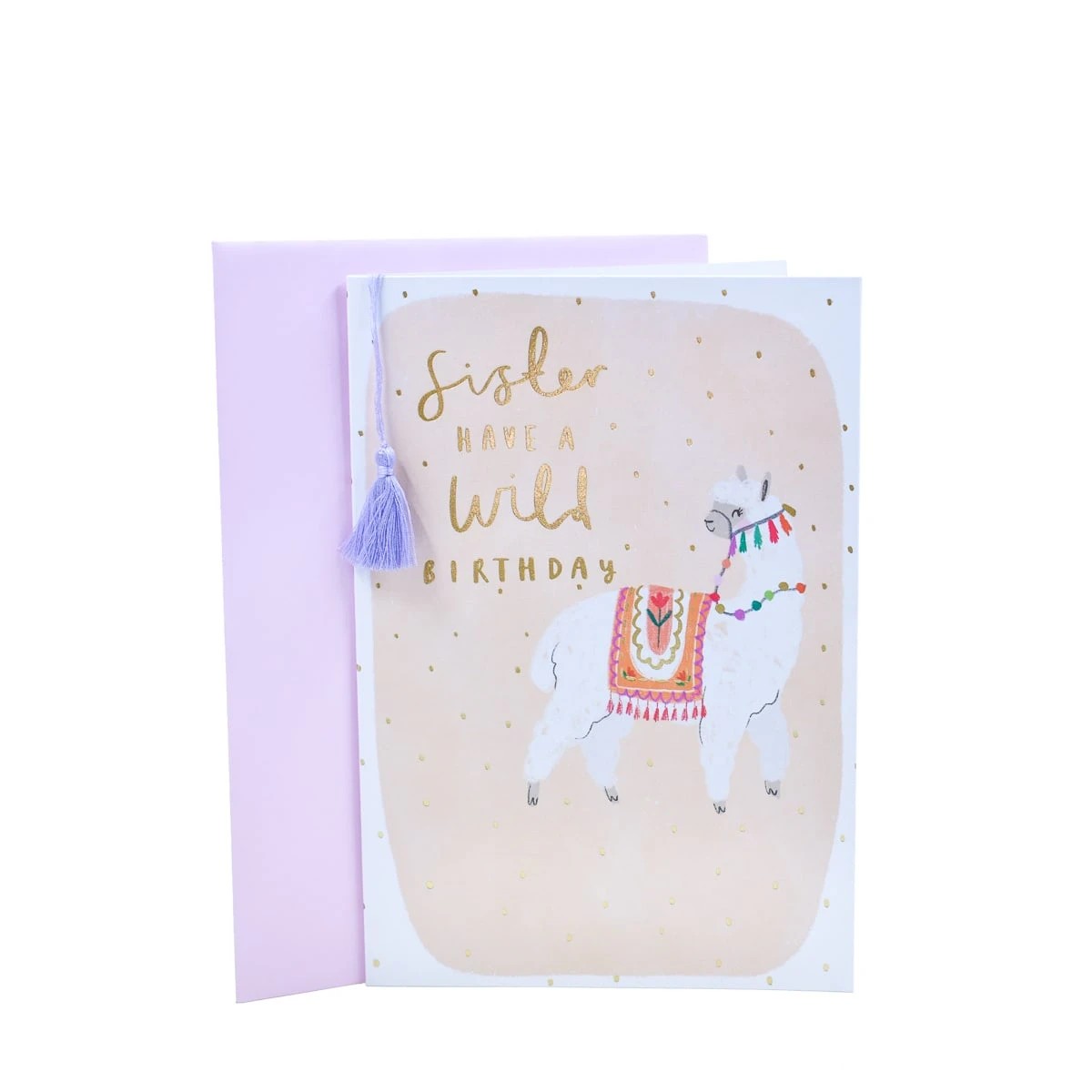 1 Hallmark Birthday Card for Sister - Llama Tassel, 1 of 3