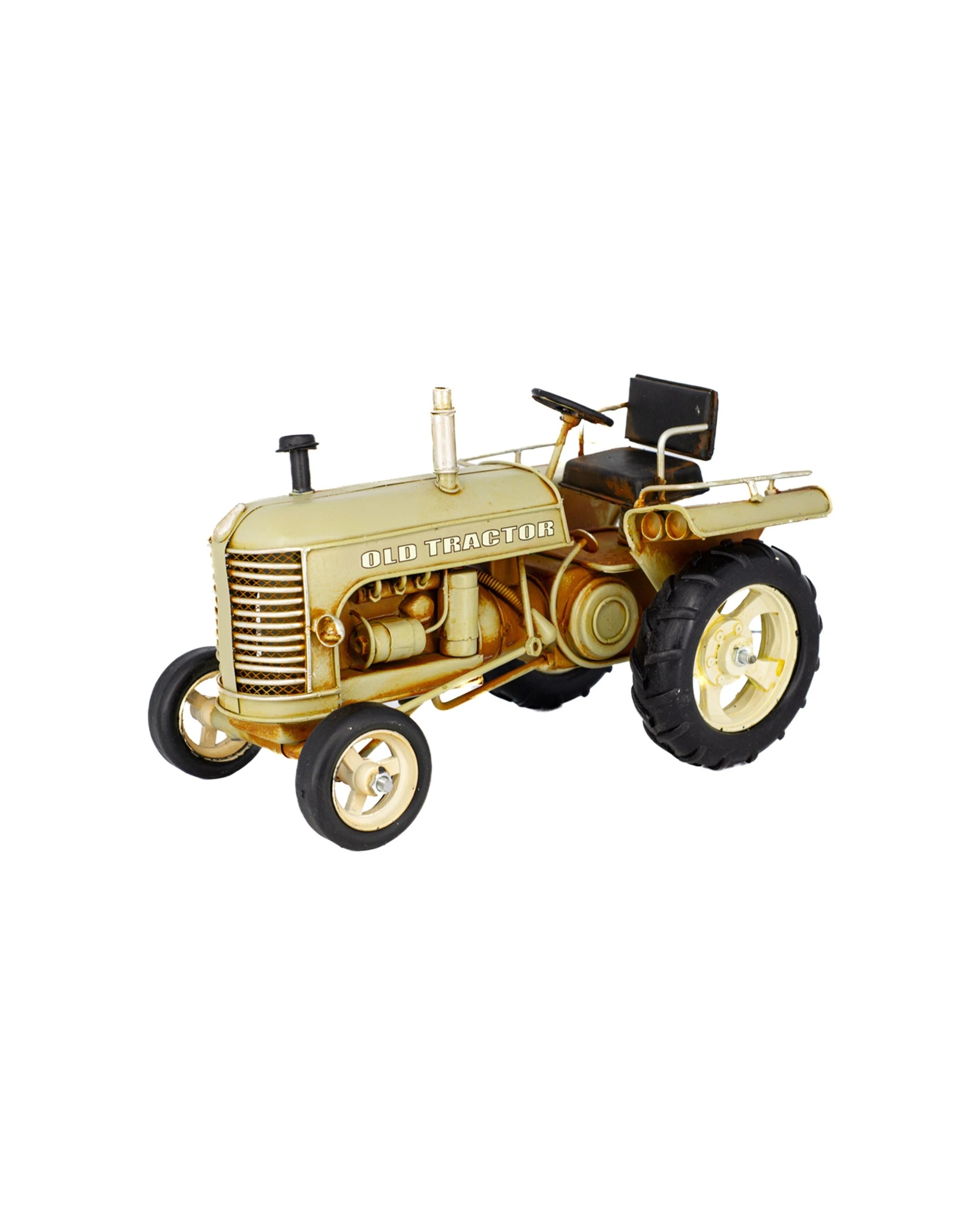 1 Boyle Metal Display Olden Days Tractor Handmade Ornament Home Decor 25cm - Natural, 1 of 4