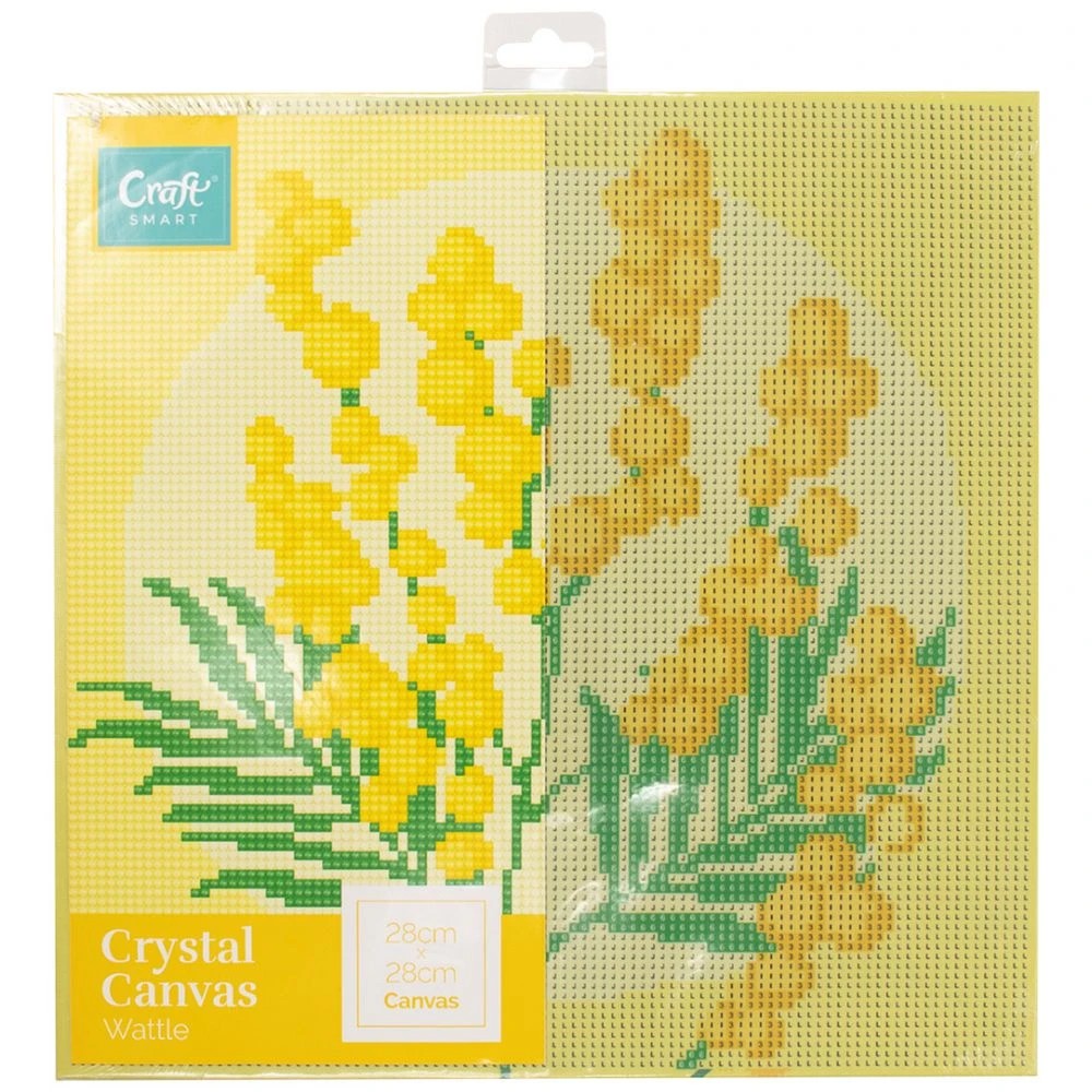 1 Craftsmart Crystal Canvas 28x28 Wattle, 1 of 2