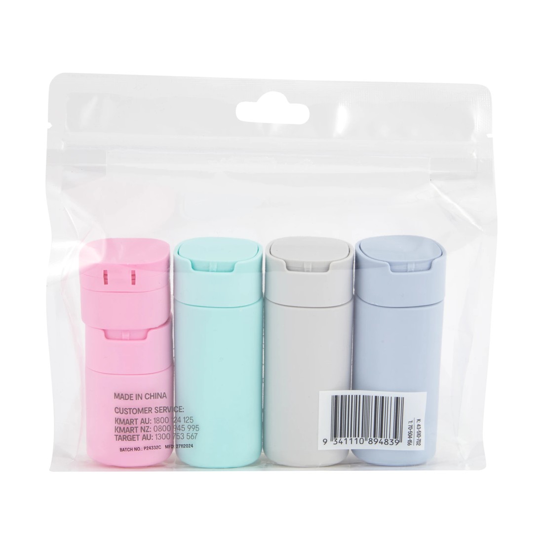 7 OXX Travel 5 Piece Travel Bottle Set, 7 of 7