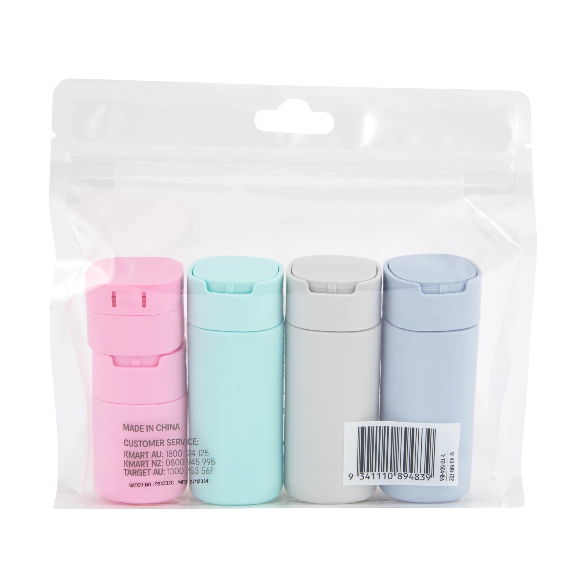 7 OXX Travel 5 Piece Travel Bottle Set, 7 of 7