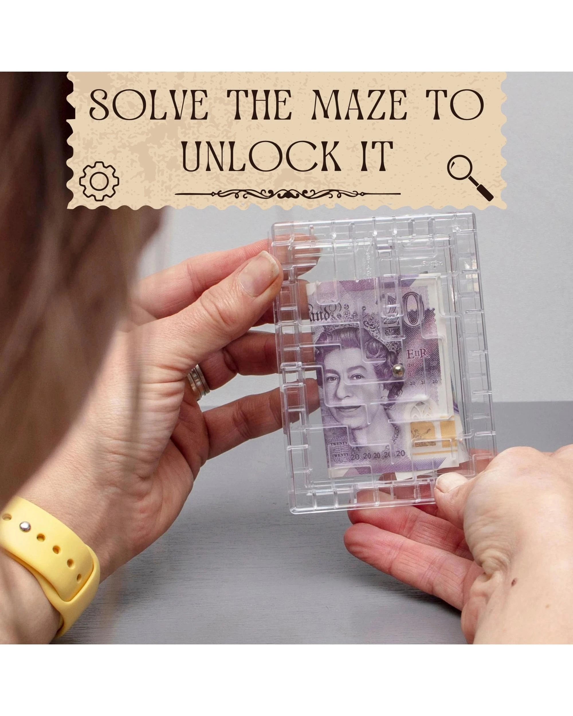 5 Boxer Gifts Gift Card Escape Maze Puzzle Game, 5 of 6