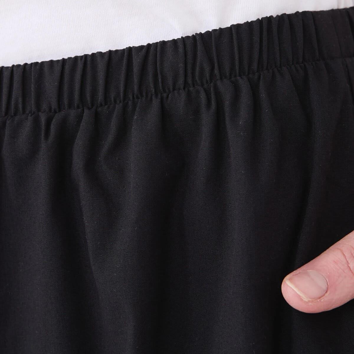 4 Poplin Tiered Maxi Skirt BLACK, 4 of 4