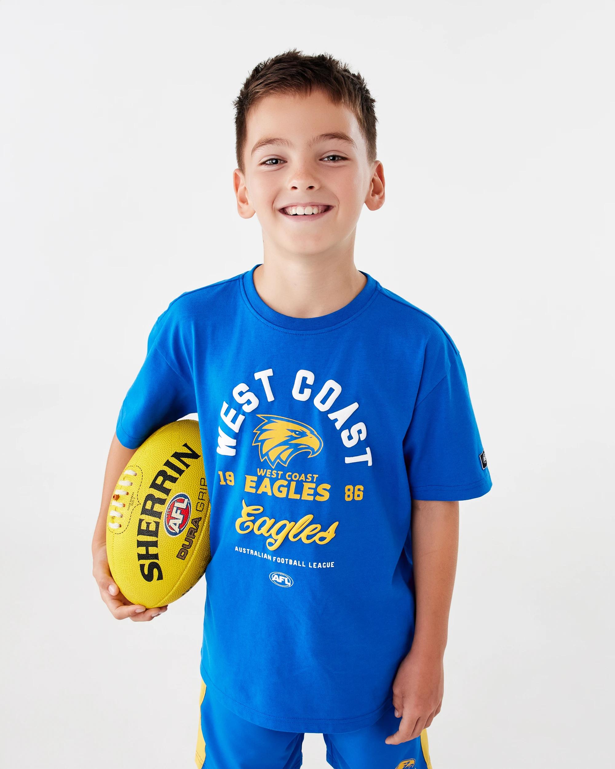 1 Official AFL Kids T-shirt West Coast, 1 of 9