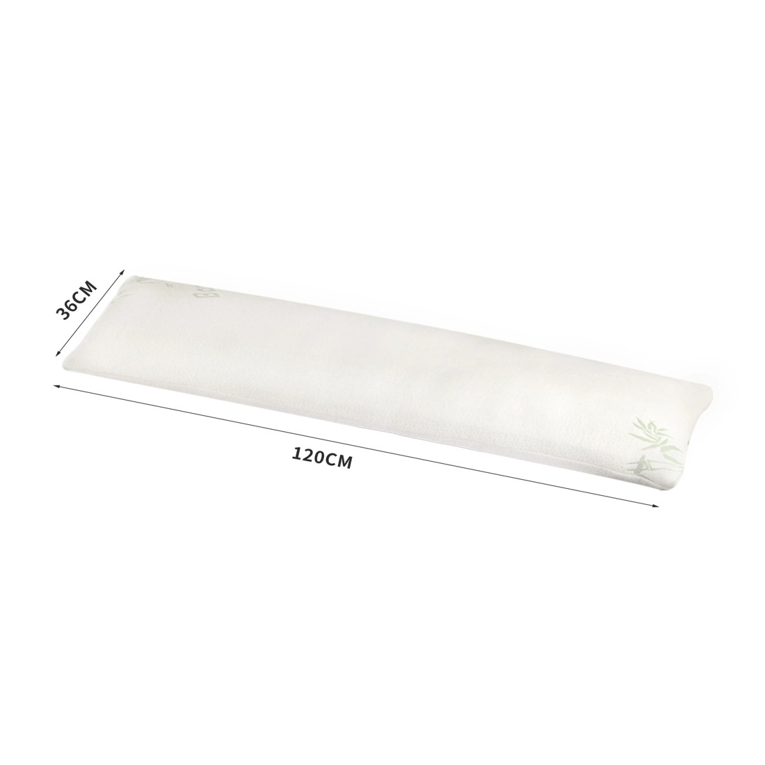 5 Dreamz Body Pillow - White, 5 of 6