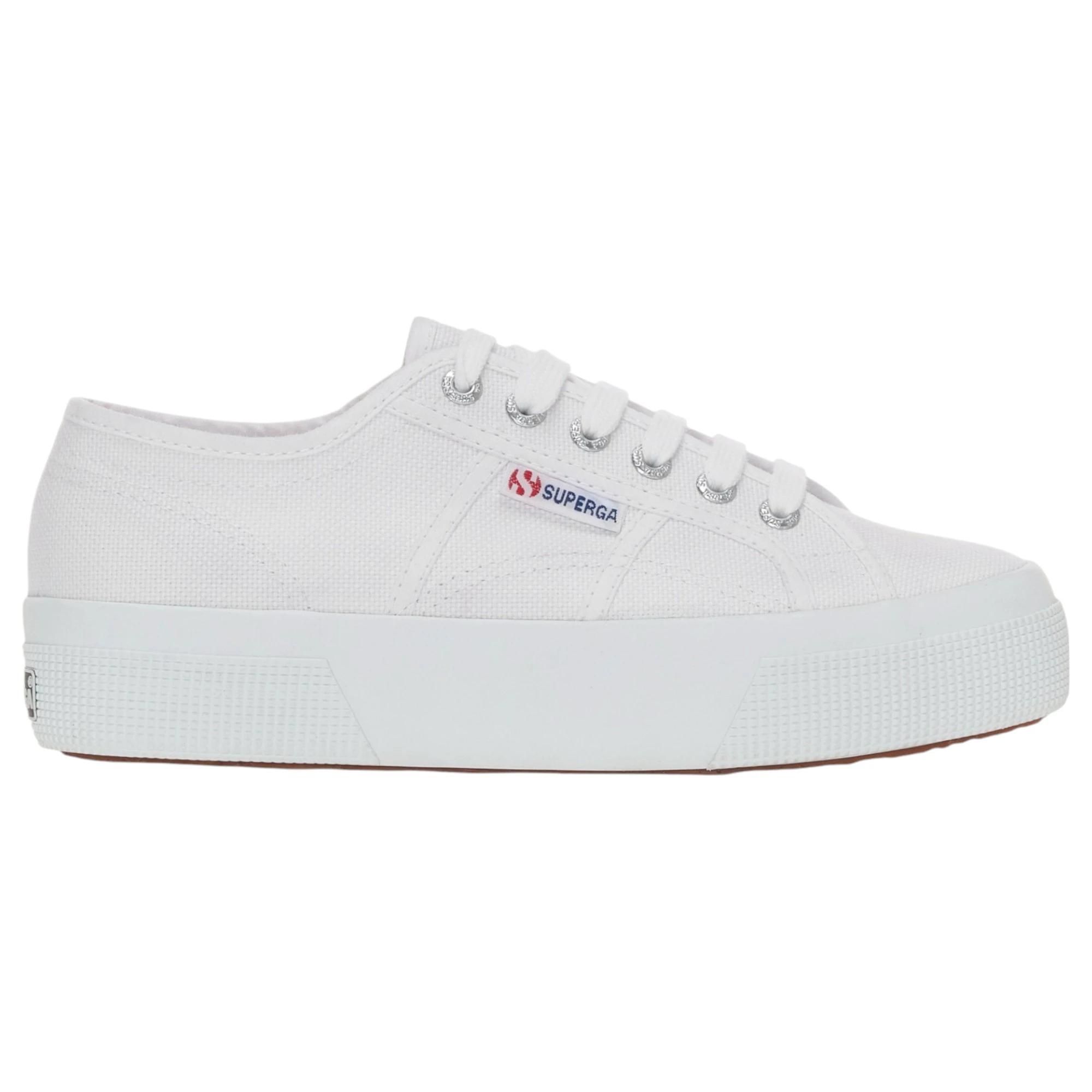 1 Superga Unisex 2740 Platform White Casual Shoes White, 1 of 5
