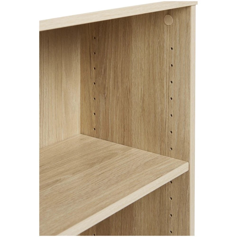 4 Stilford Pro Bookcase 900mm Oak Shelves Home Office Storage, 4 of 5