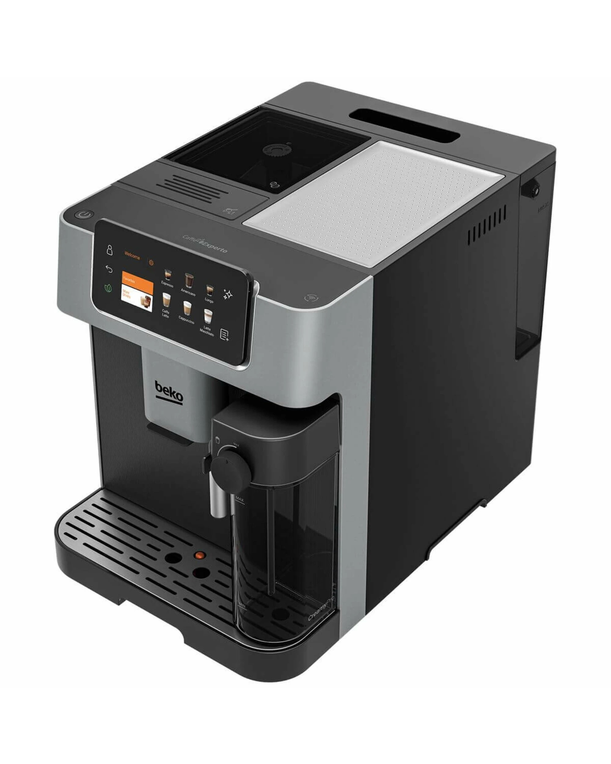 3 Beko CaffeExperto Automatic Espresso Machine with Milk Frother and Cup, 3 of 5