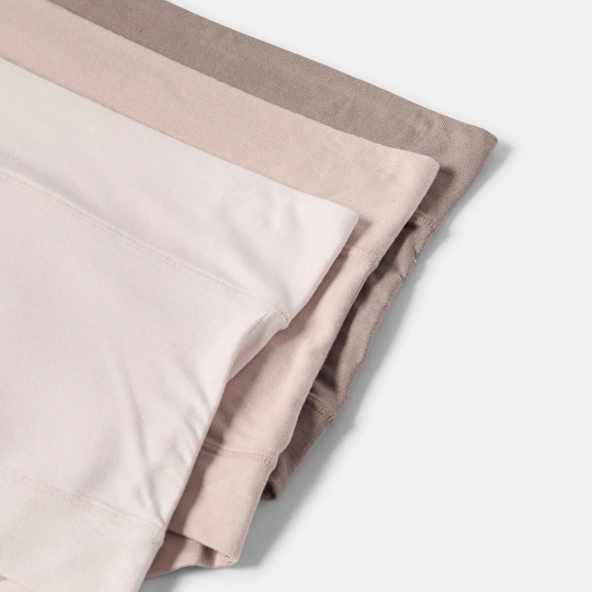 2 3 Pack Bamboo Full Briefs PINK CHALK, MISTY MAUVE, SOFT TAUPE, 2 of 8