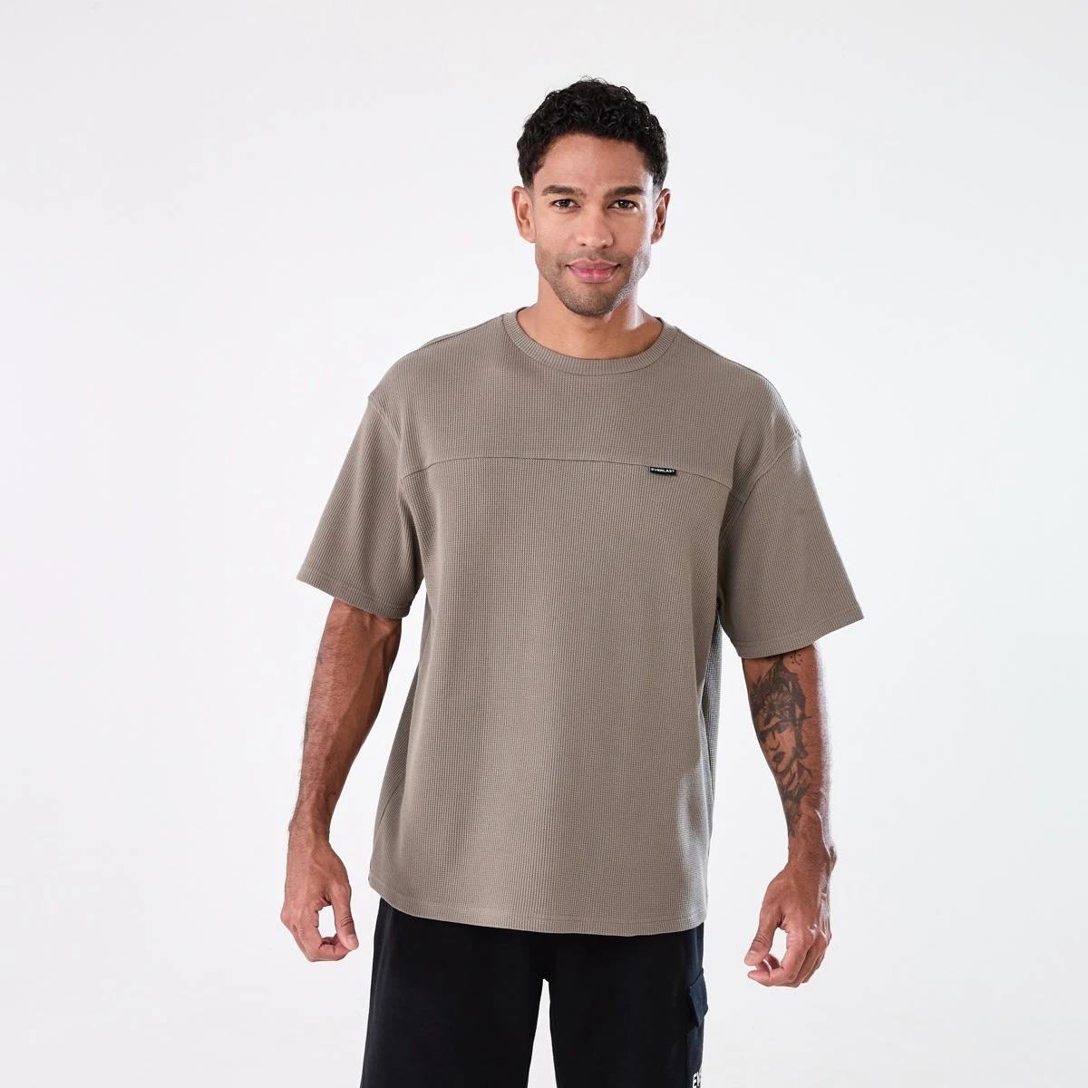 1 Everlast Mens Waffle T-shirt EVERLAST MOON ROCK, 1 of 7