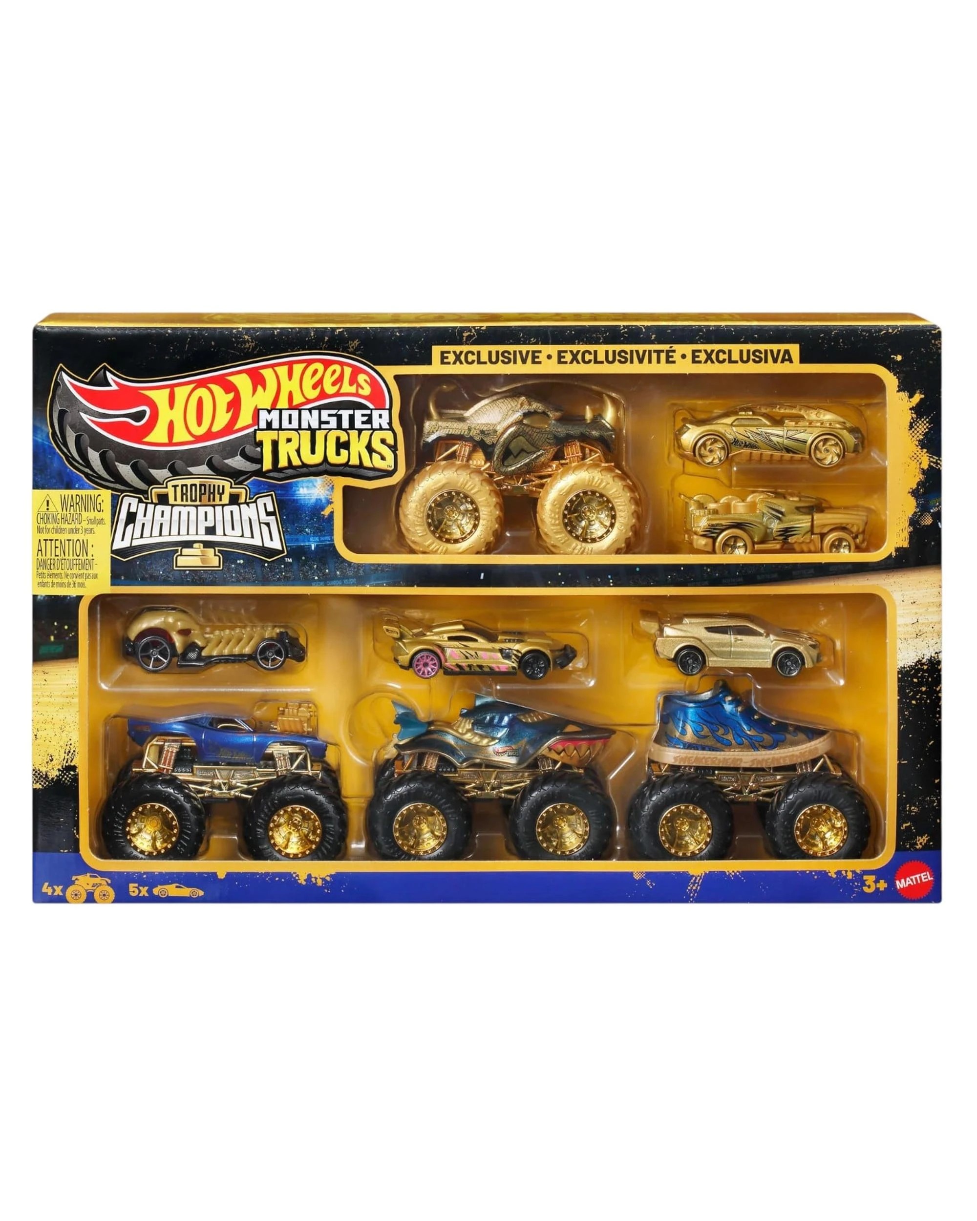 1 Hot Wheels Monster Trucks Trophy Champions Multipack, 1 of 3