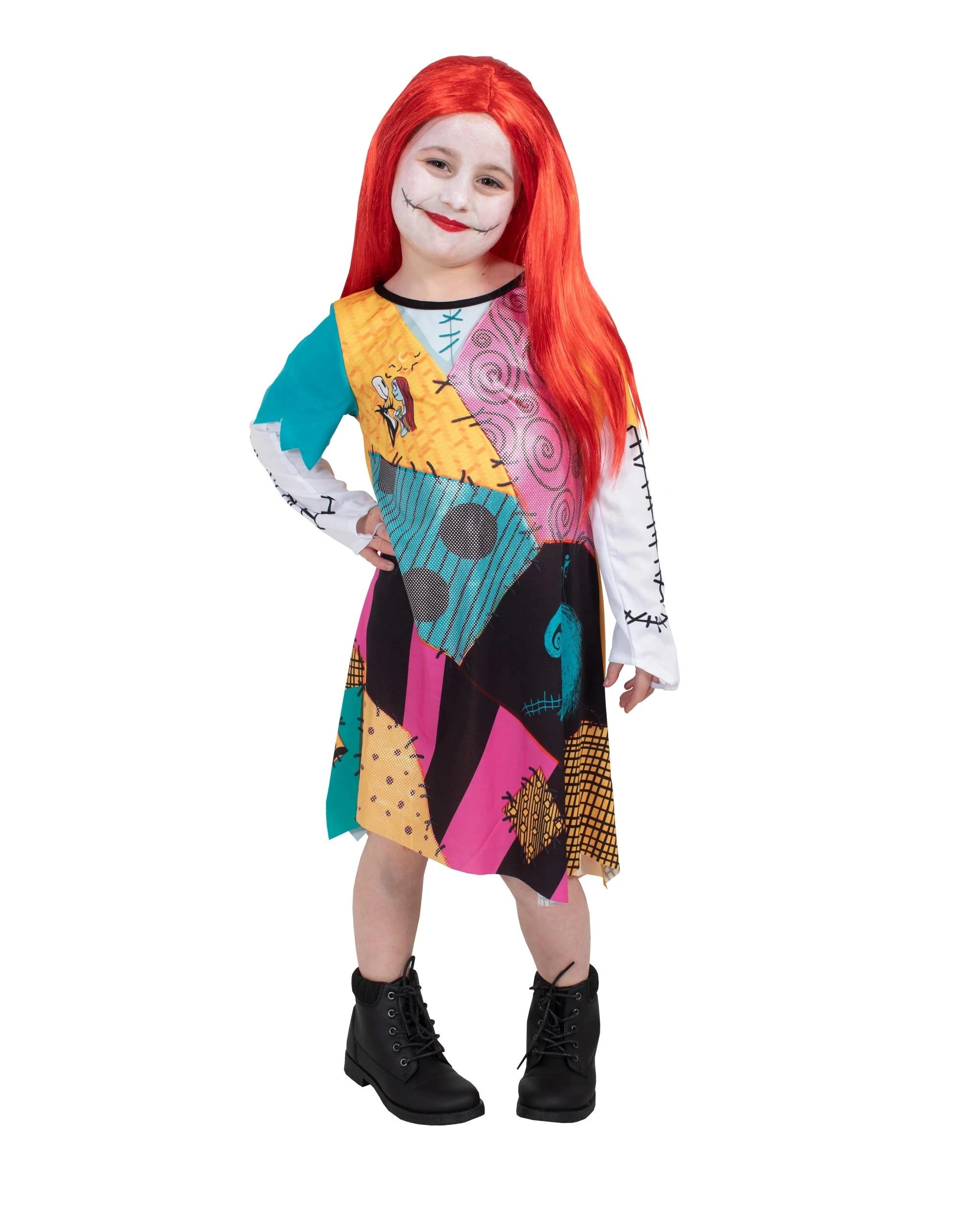 2 The Nightmare Before Christmas - Sally Deluxe Kids Costume Size 6-8yrs - Multi, 2 of 4