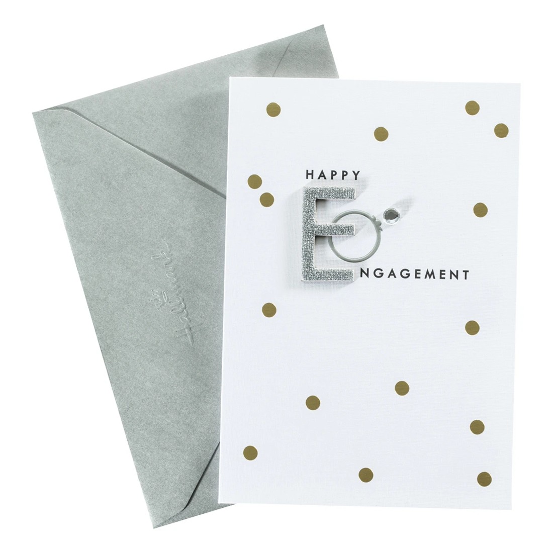 1 Happy Engagement Greeting Card, 1 of 2