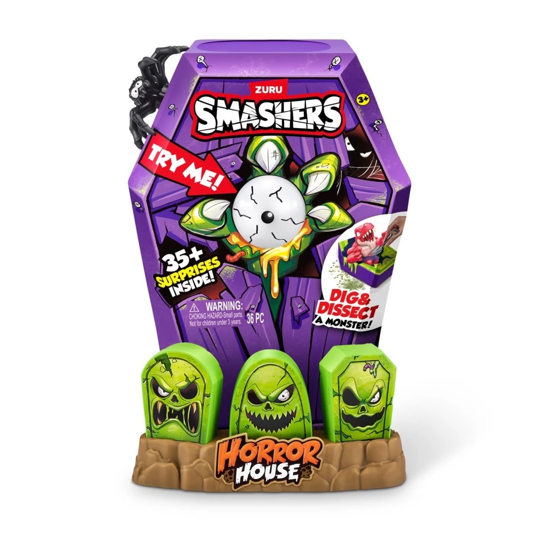 2 36 Piece Zuru Smashers Mega Horror House Playset - Assorted, 2 of 10