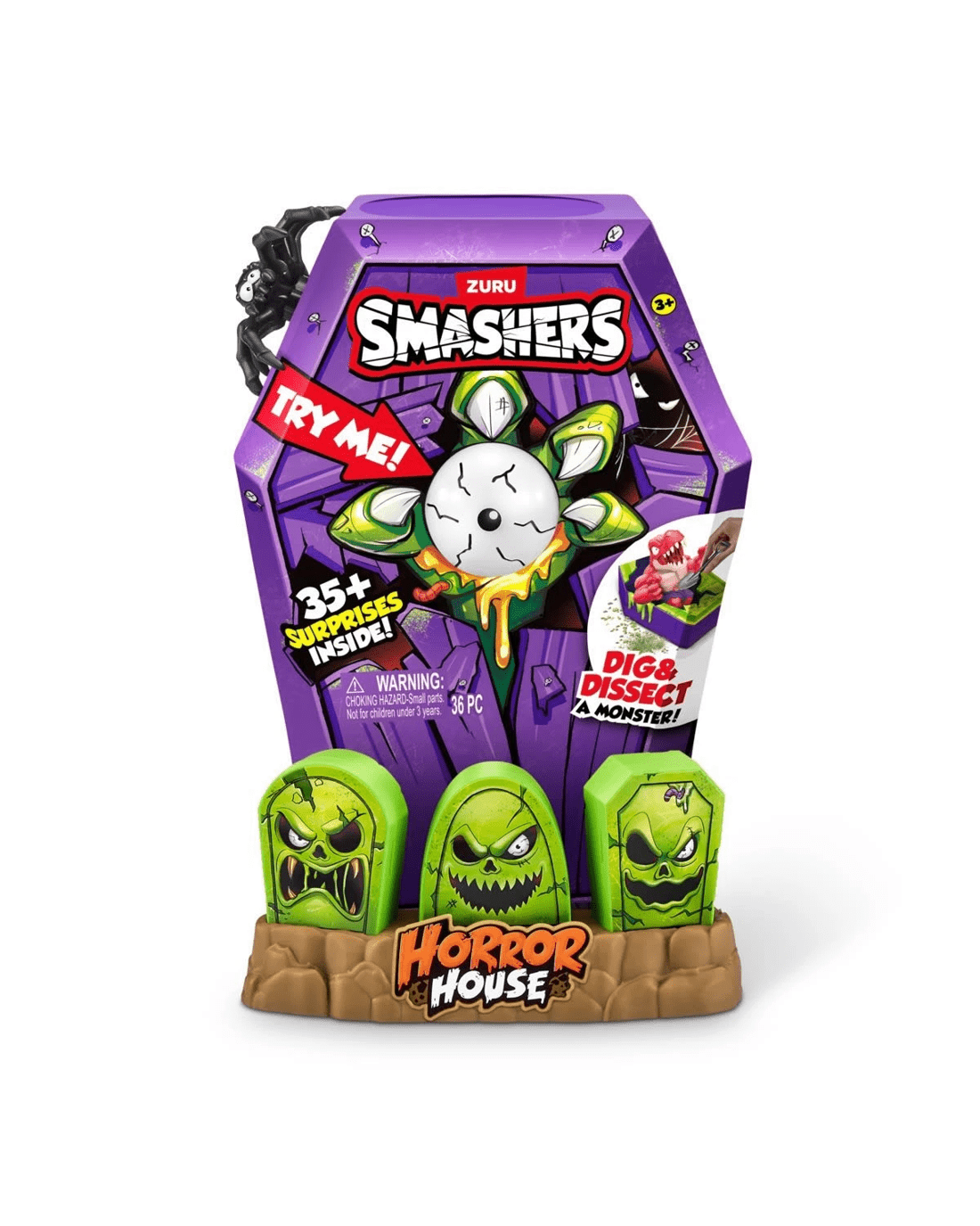 2 36 Piece Zuru Smashers Mega Horror House Playset - Assorted, 2 of 10
