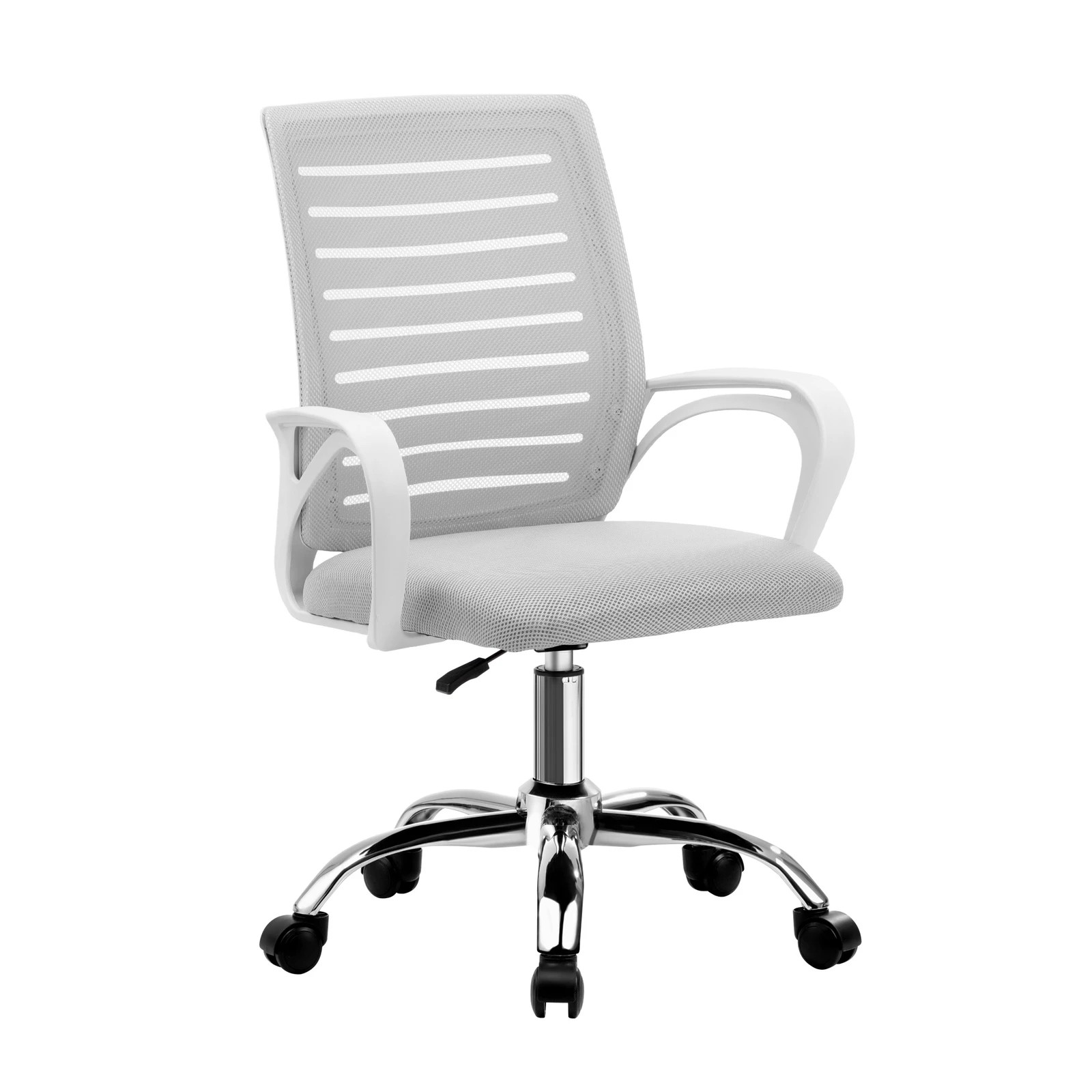 5 Oikiture Mesh Office Chair Computer Desk Seat Home Work
 - White, 5 of 10