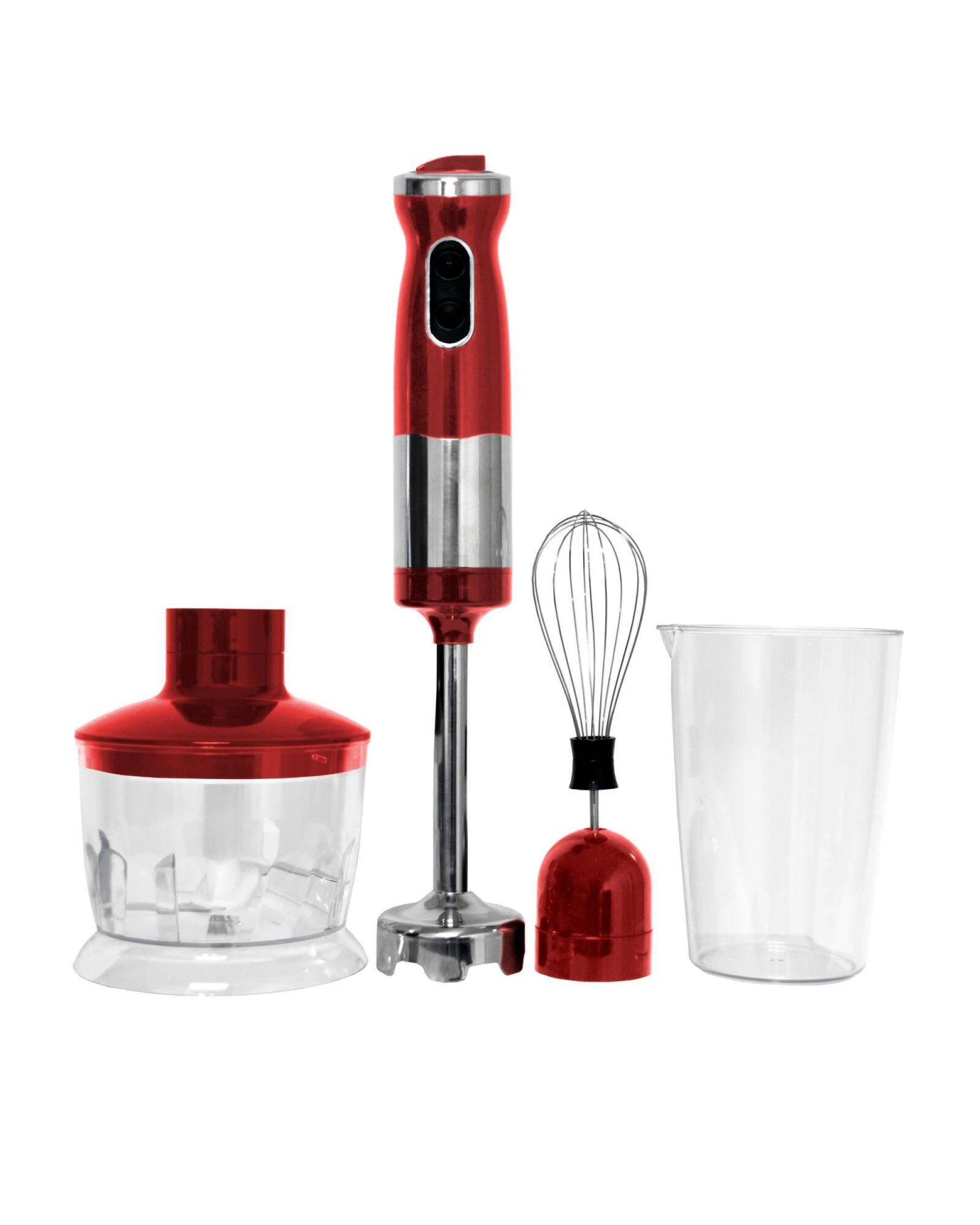5 Healthy Choice 700w Electric Hand Stick Blender Food Chopper Mixer Beater - Red, 5 of 8