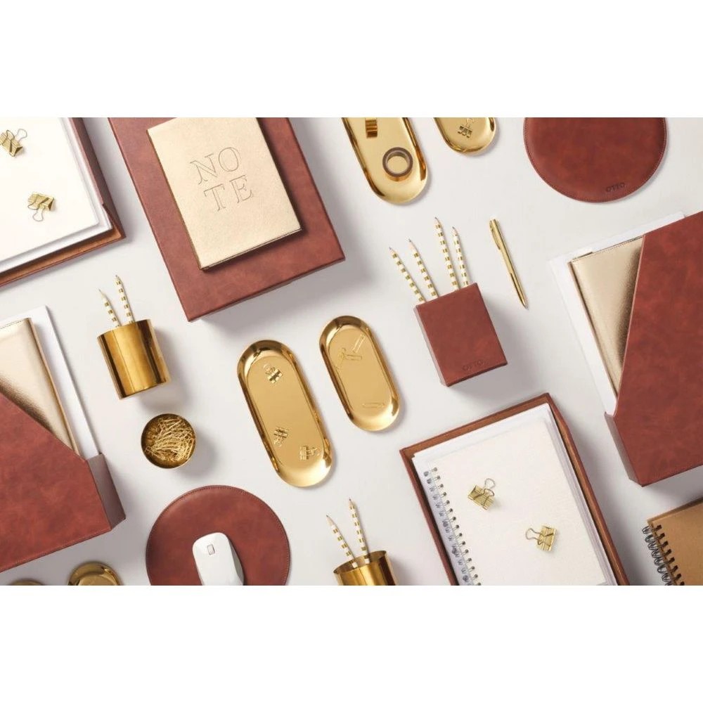 4 Otto Gold Magazine File Tan, 4 of 7