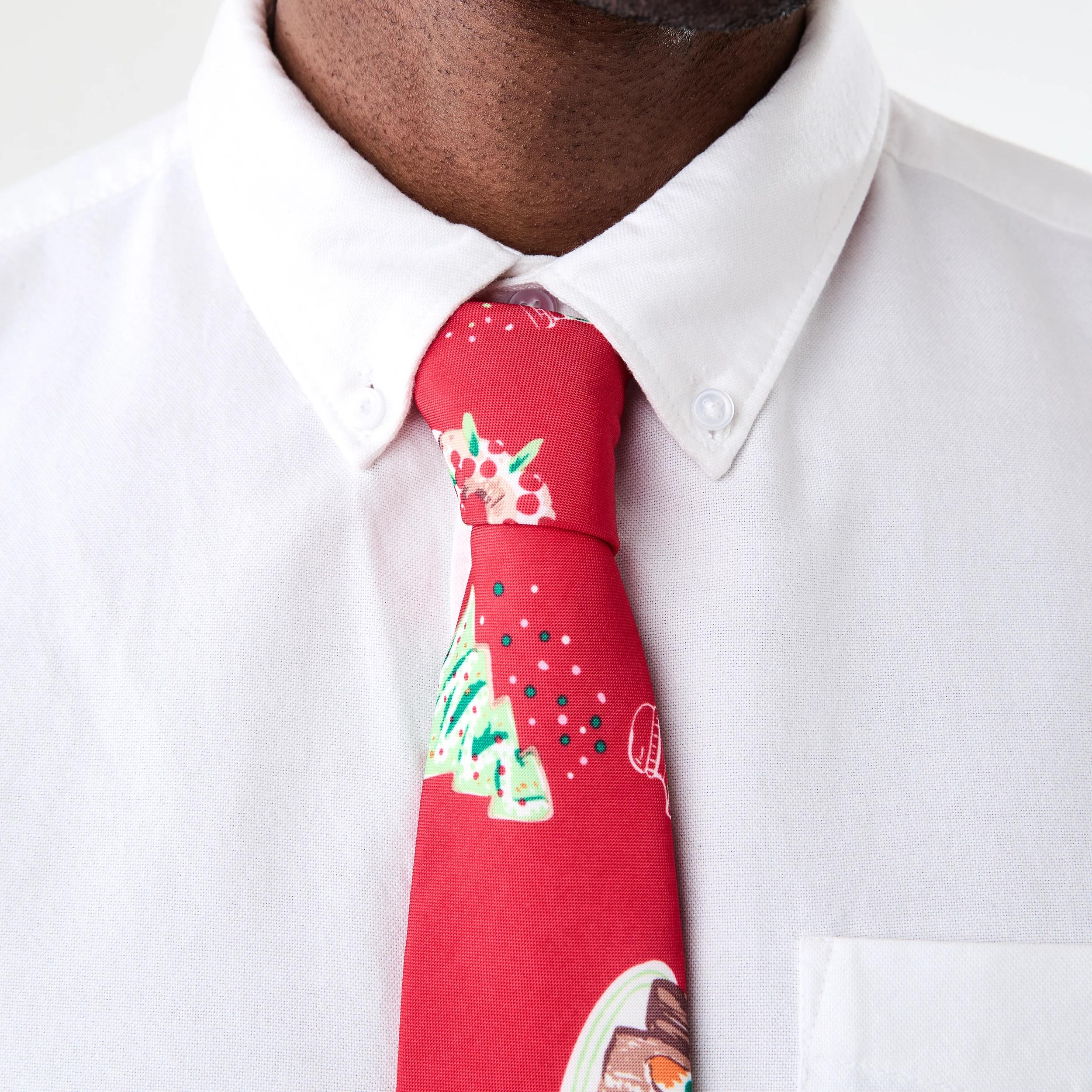 3 Christmas Tie Red Xmas, 3 of 5