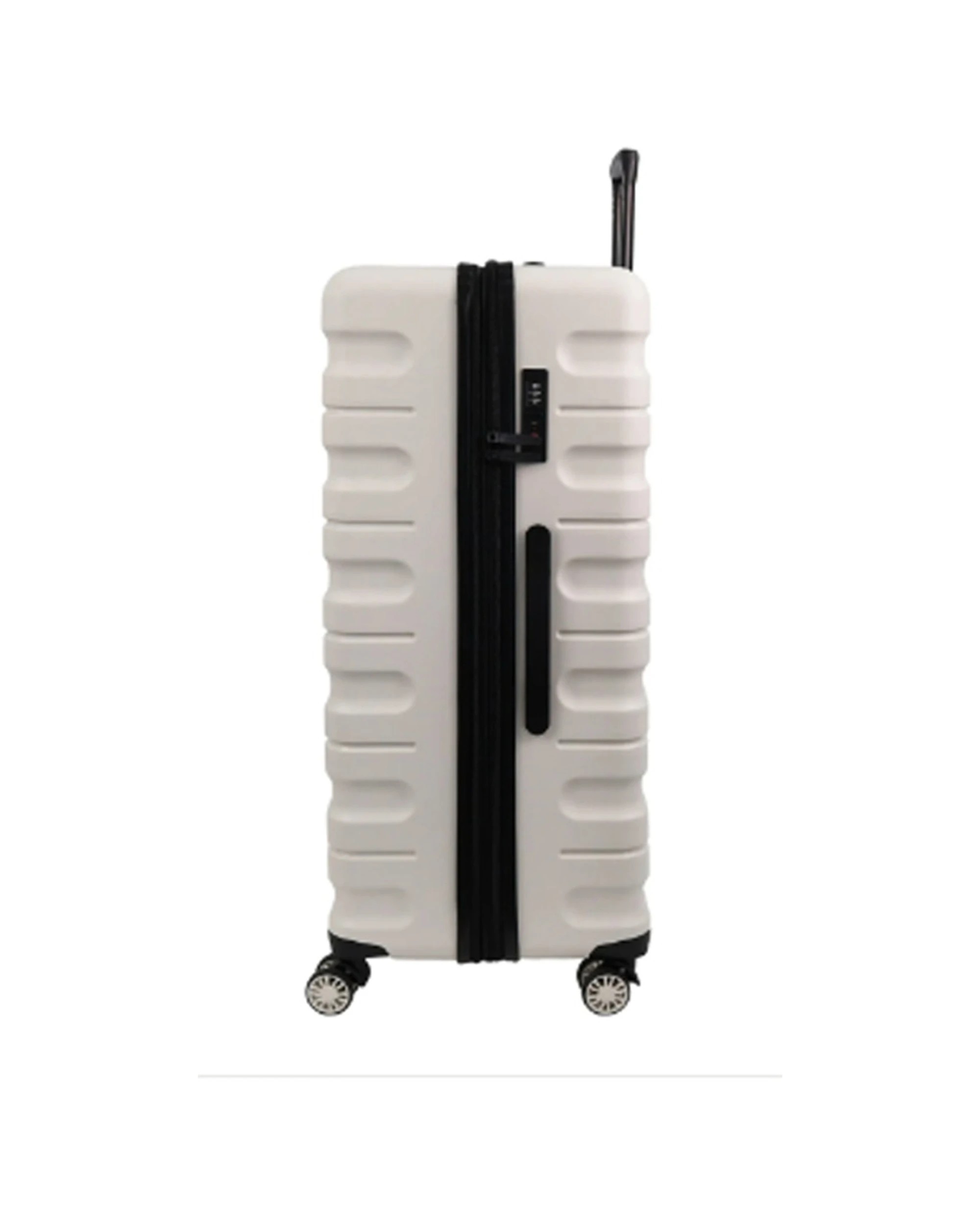 3 Pierre Cardin Hard Shell 4 Wheel Suitcase Medium 70cm TSA Lock Expandable Snow - White, 3 of 3