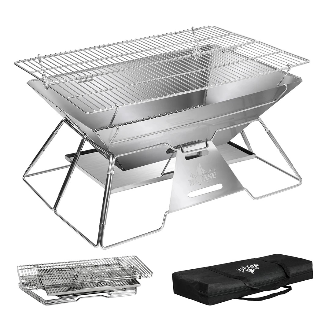 1 Traderight BBQ Grill Fire Pit Smoker with Storage Bag, 1 of 8