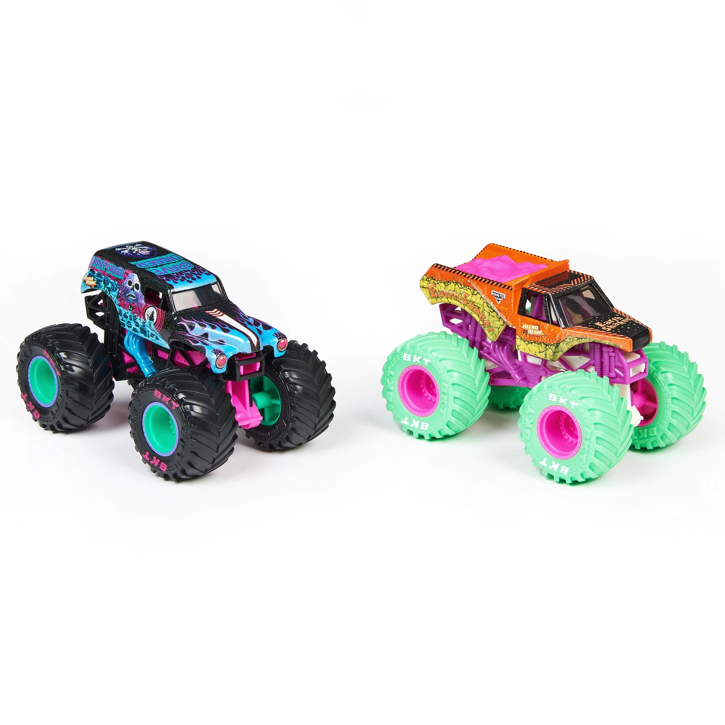 3 2 Pack Monster Jam 1:64 Scale True Metal Fire and Ice Trucks - Assorted, 3 of 3