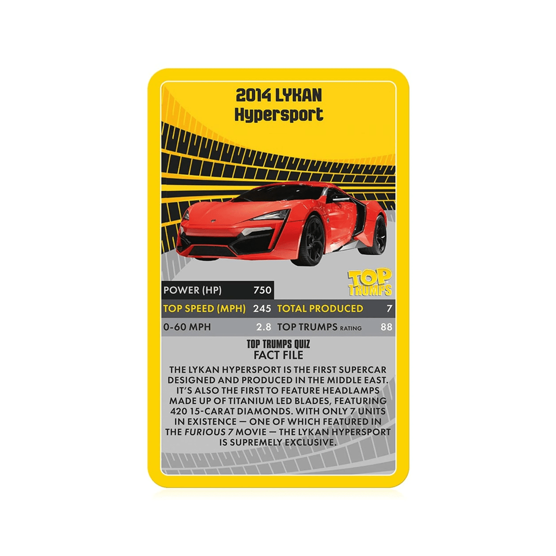3 Winning Moves Top Trumps Supercars, 3 of 4