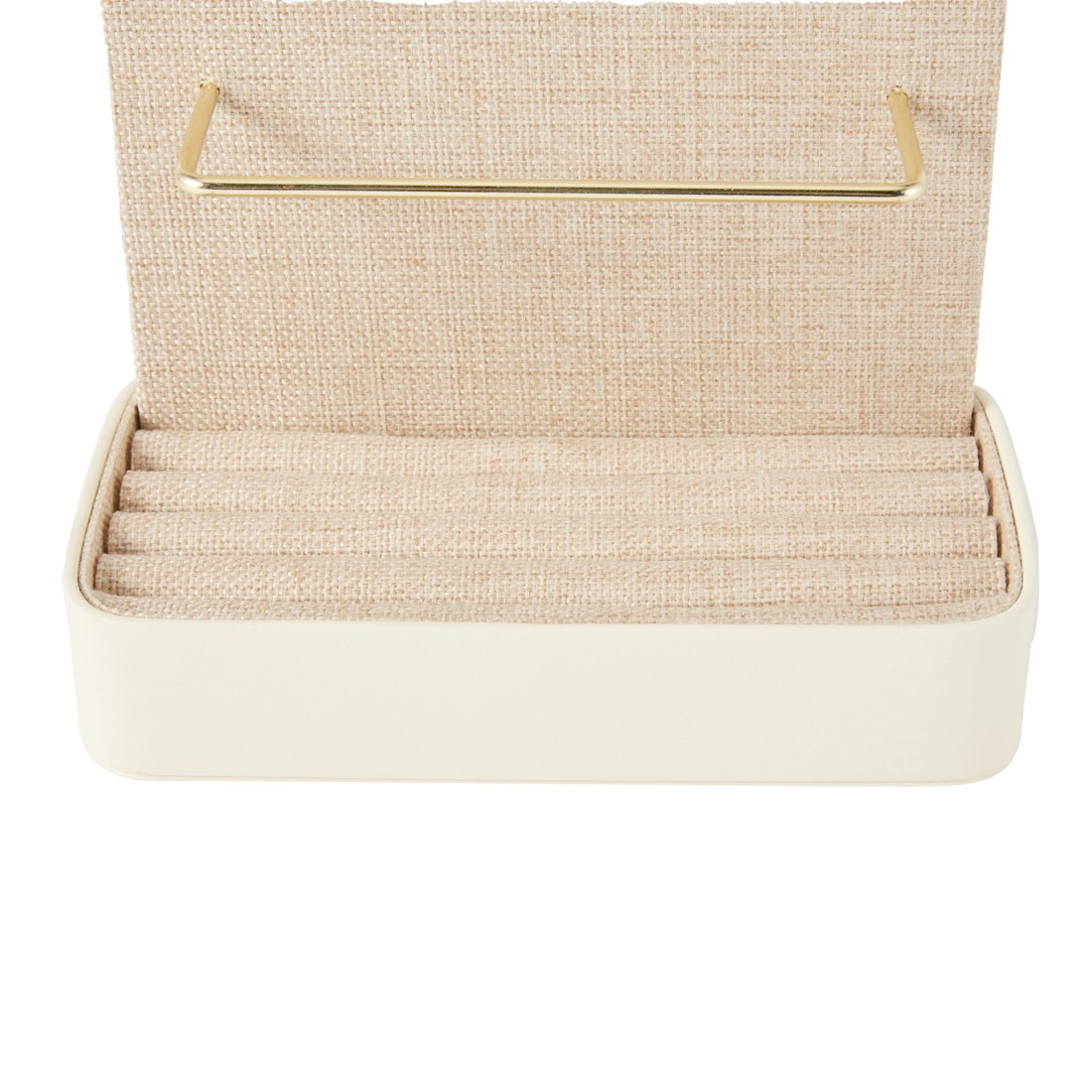 4 Linen Look Jewellery Stand, 4 of 5