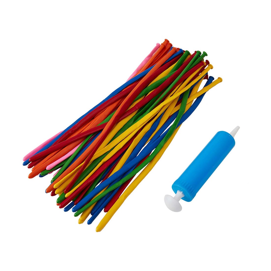 2 50 Pack Twist Balloons with Pump, 2 of 6