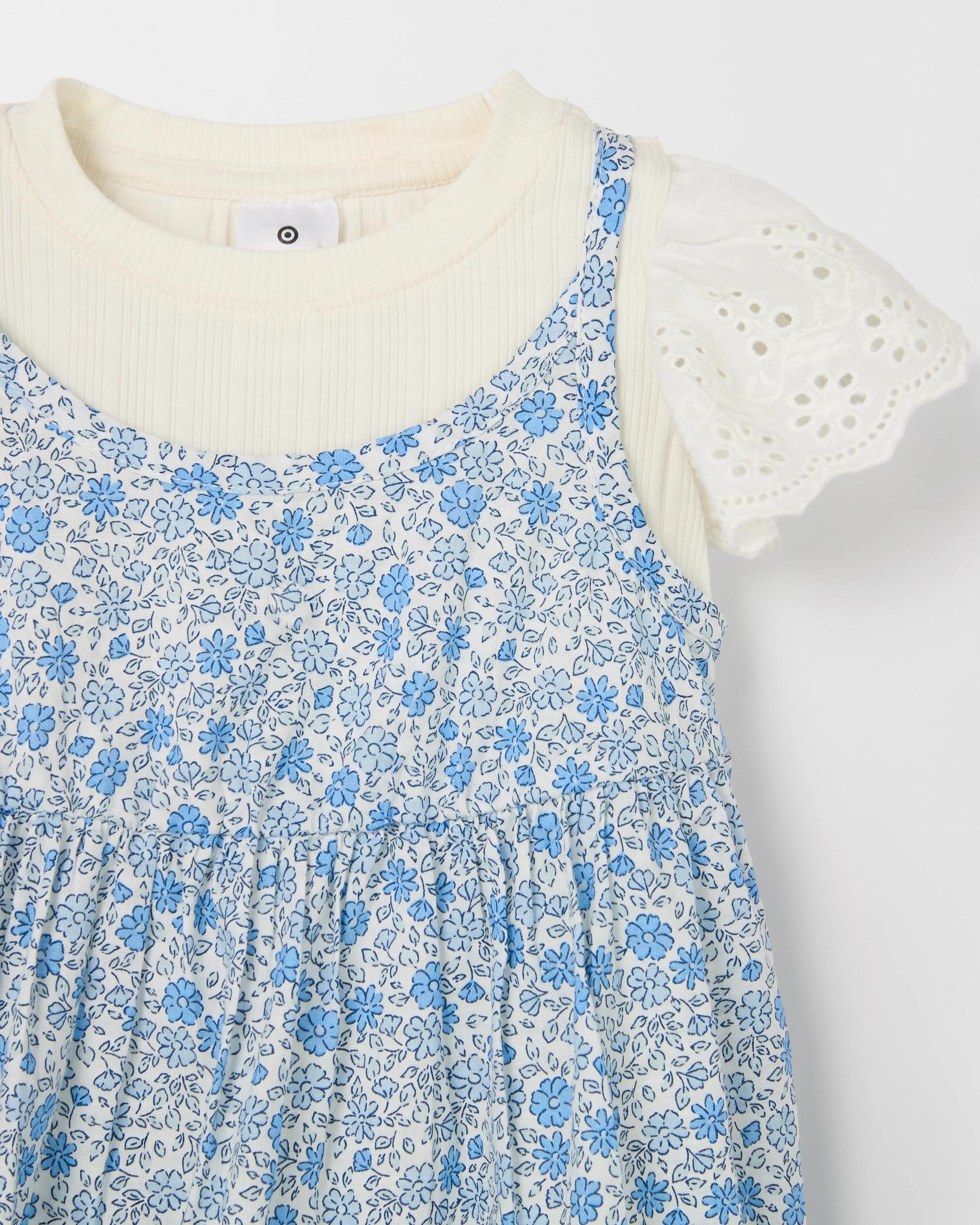 5 Target Baby Dress and Bodysuit 2 Piece Set BLUE CLOUD DANCER, 5 of 5