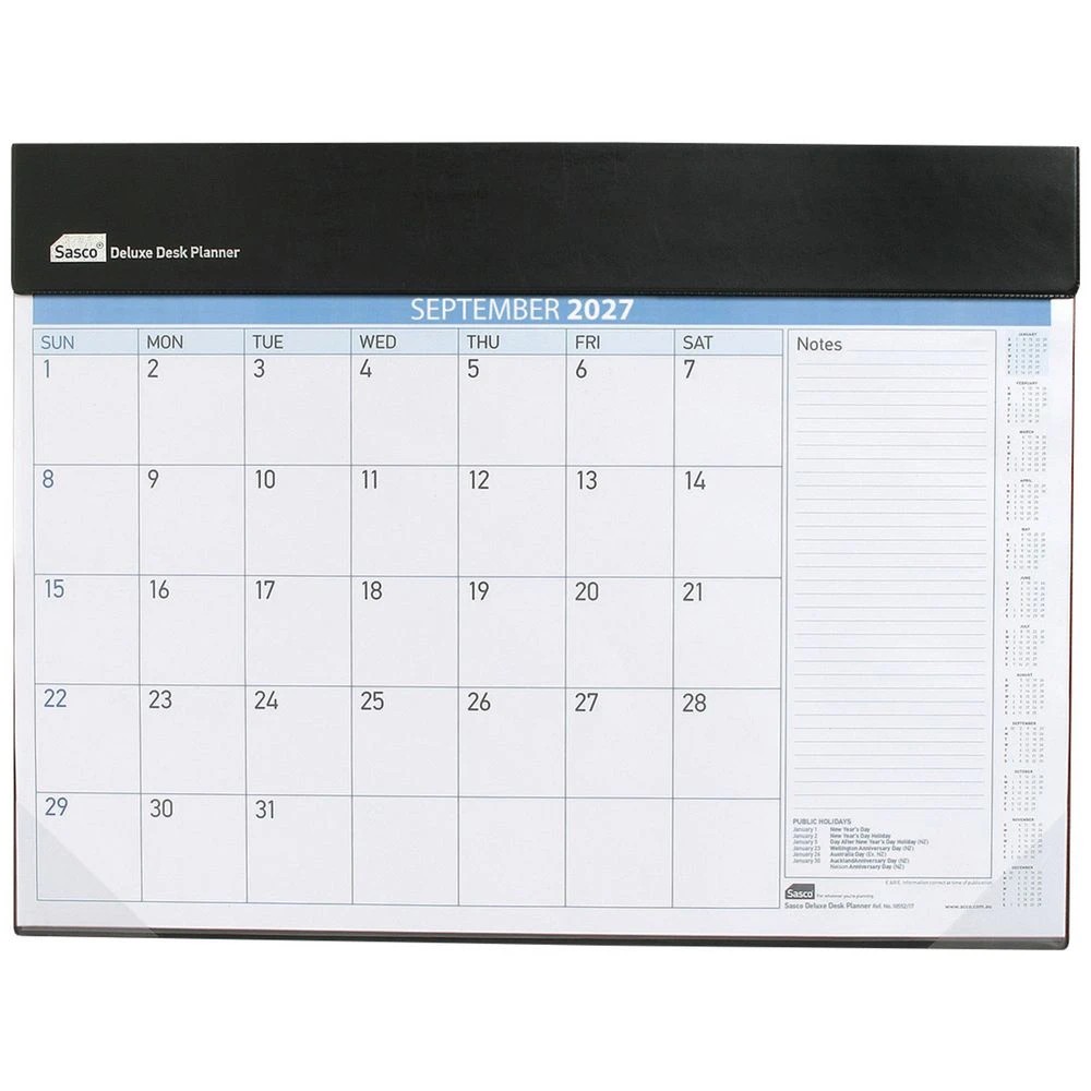 1 Sasco Deluxe Desk Planner 2027, 1 of 1