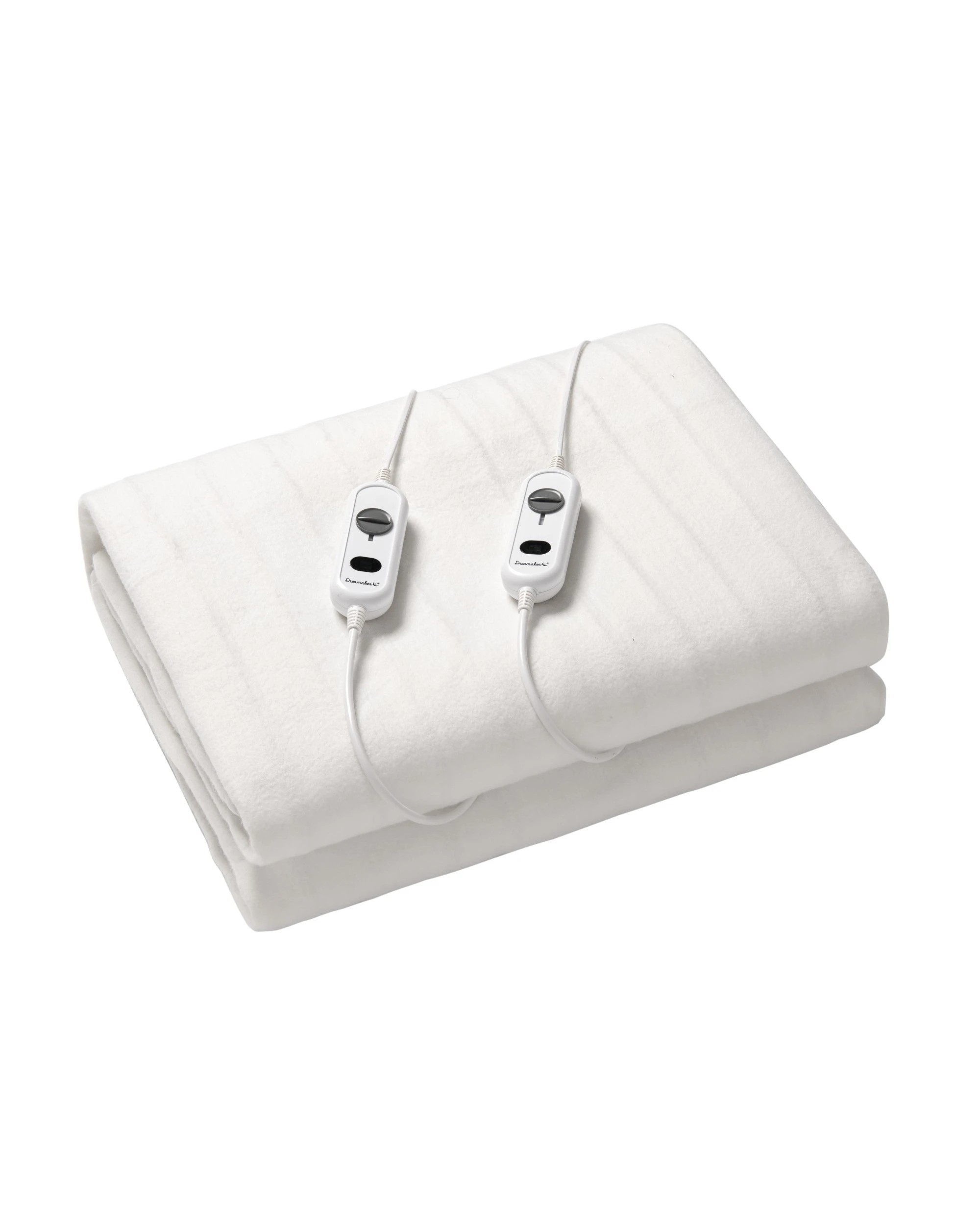 2 Dreamaker Essentials Fitted Washable Electric Blanket - Super King Bed - White, 2 of 9