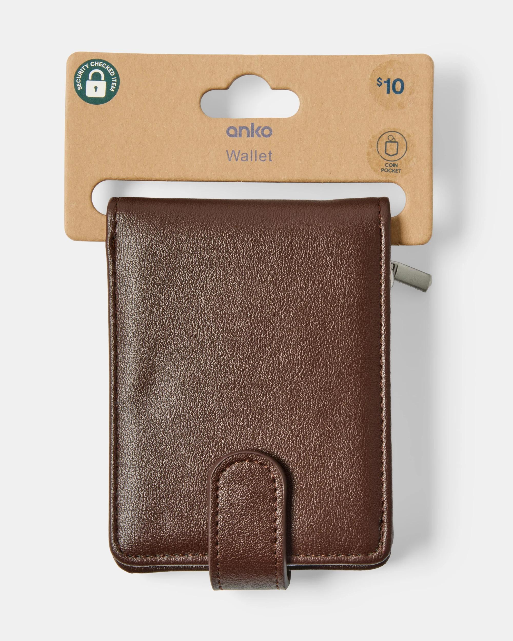 5 Wallet with Tab Brown, 5 of 5