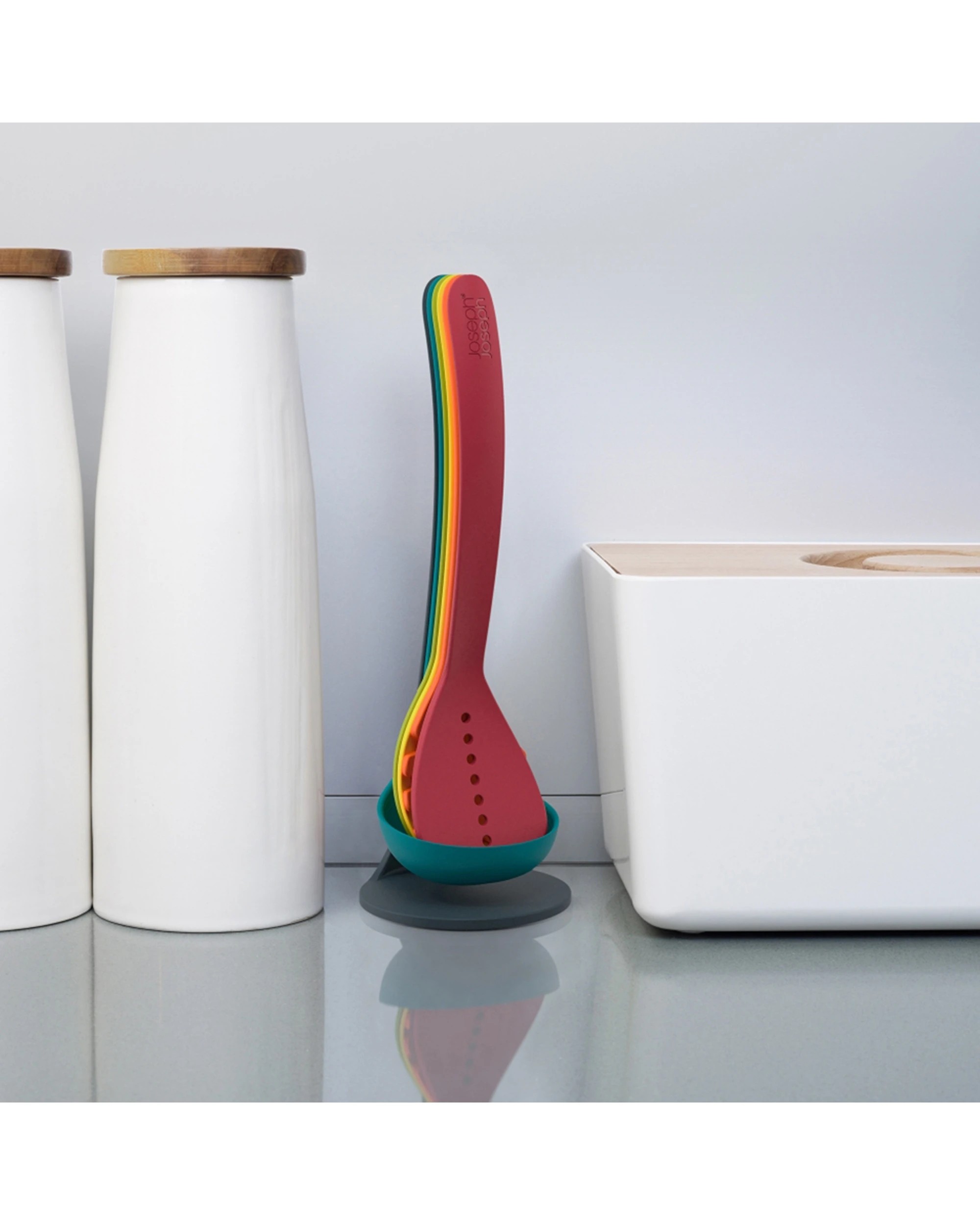 4 Joseph Joseph Nest Utensils Plus 6pc Kitchen Utensils Set Magnetic Handles - Multi, 4 of 4