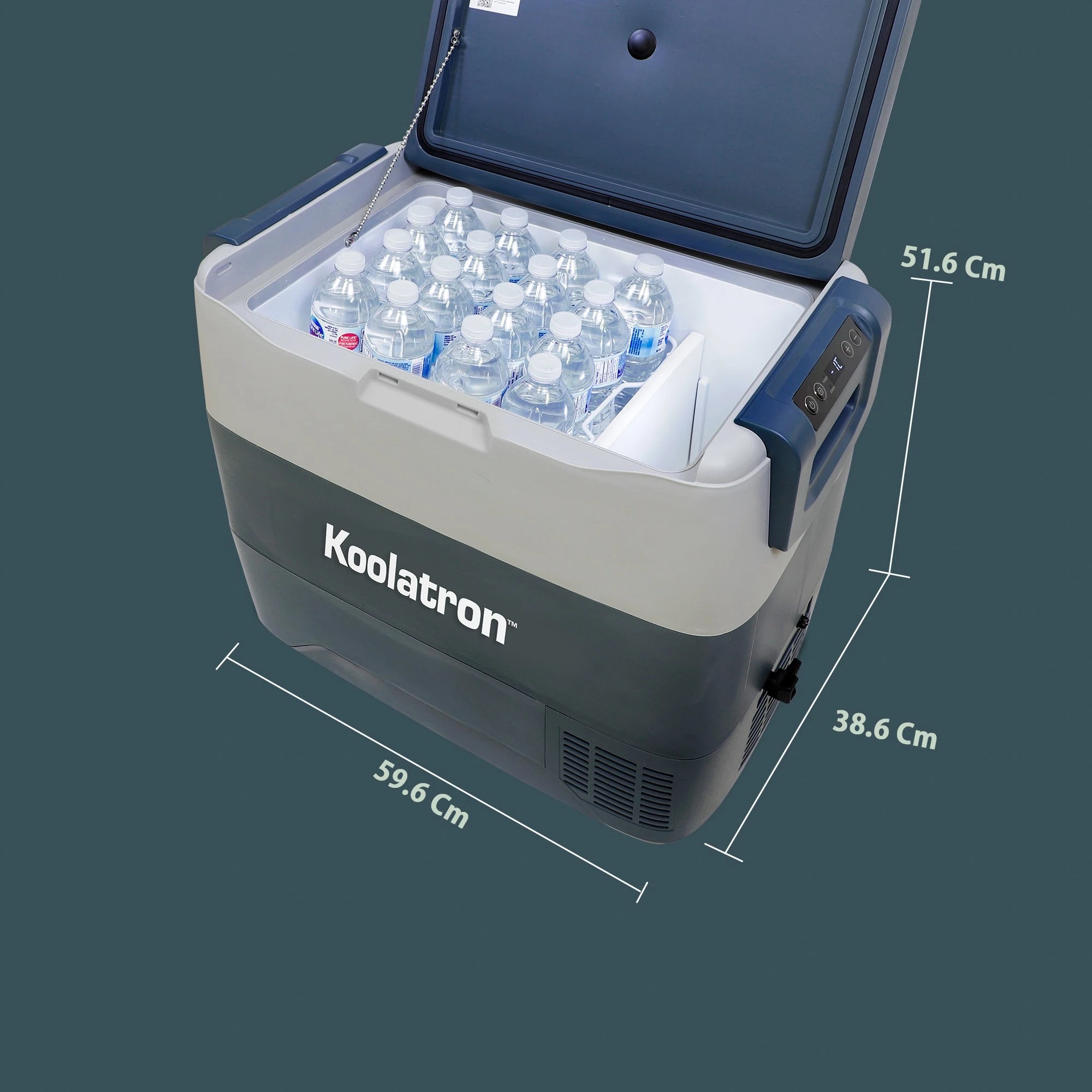 2 Koolatron 12V Freezer/Refrigerator 50L Bluetooth - Grey, 2 of 2