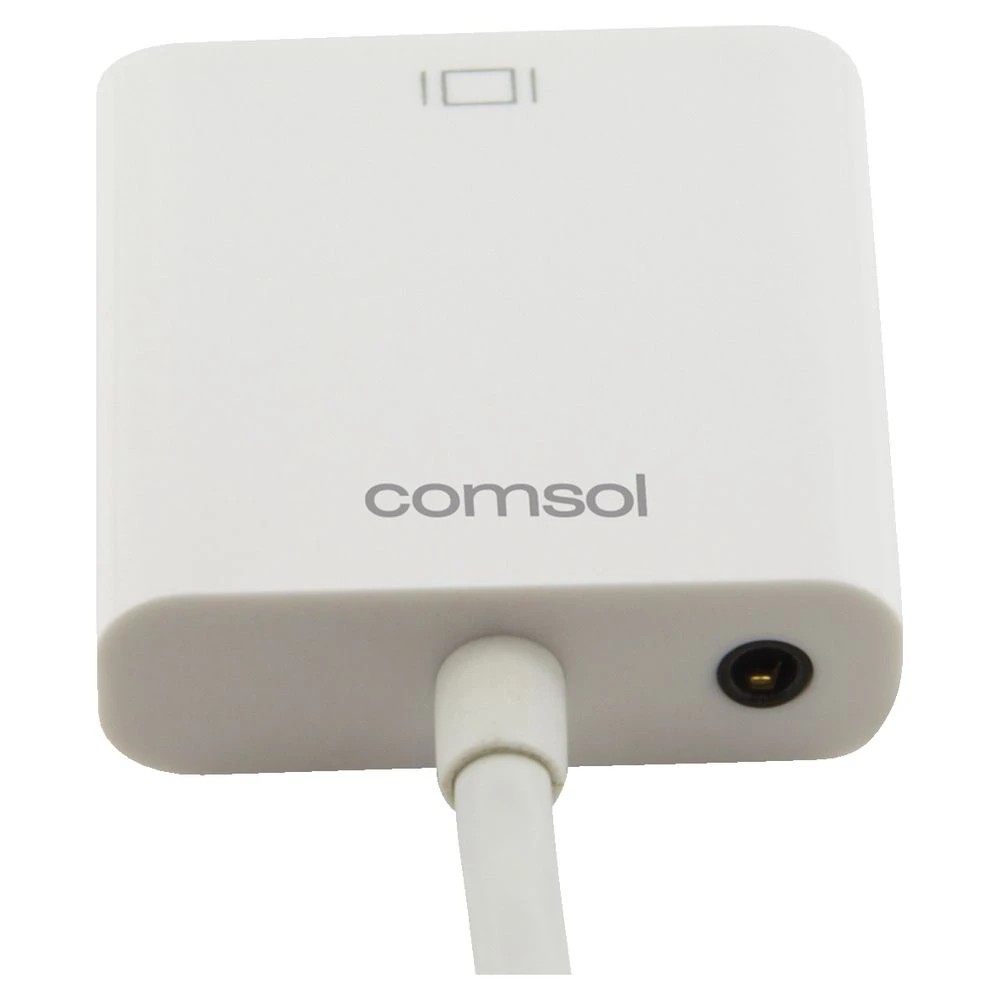 2 Comsol Male HDMI to Female VGA and 3.5mm Audio Adaptor, 2 of 5