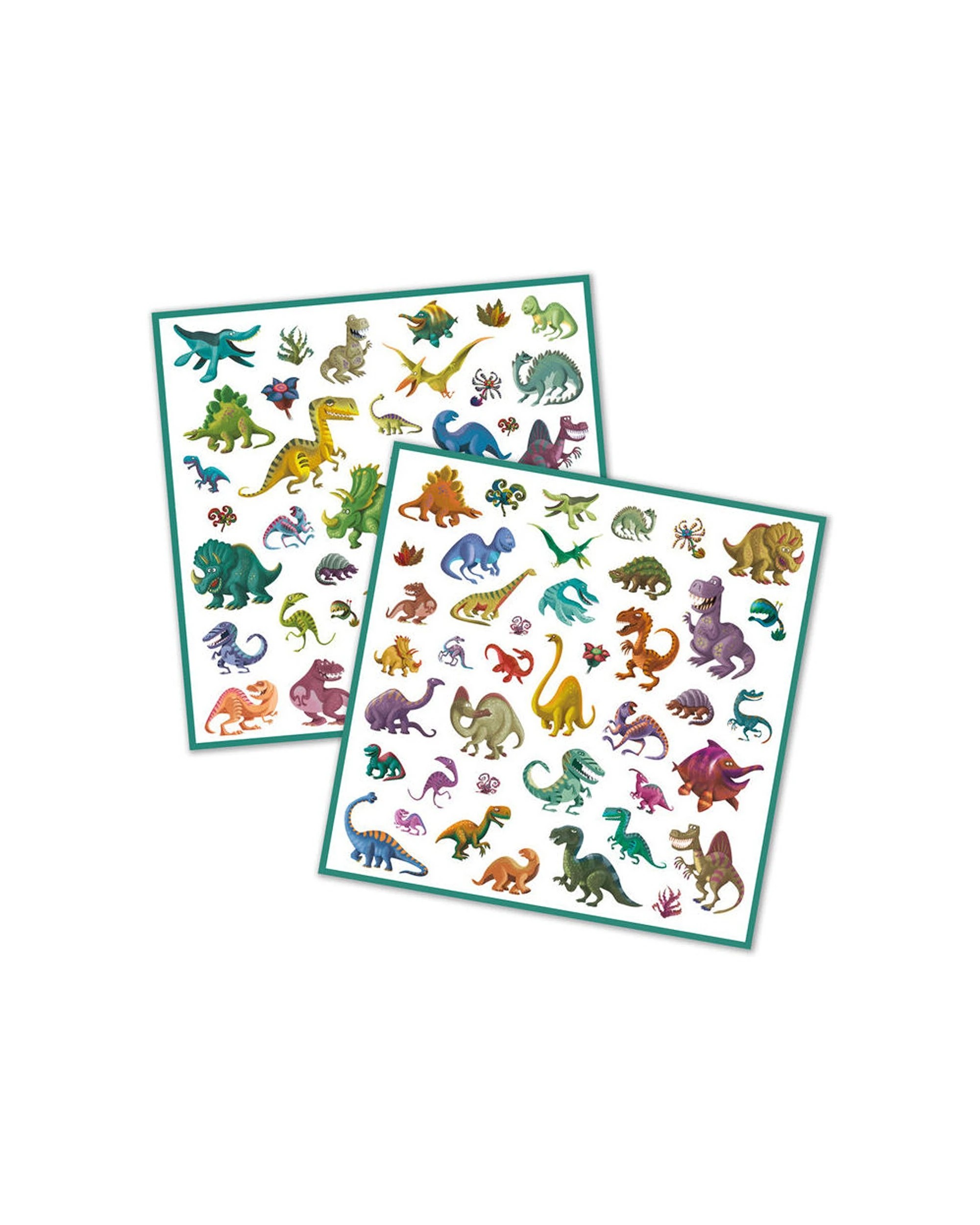 Djeco 160pc Dinosaur Decorative Stickers Kids Children - Multi - Kmart