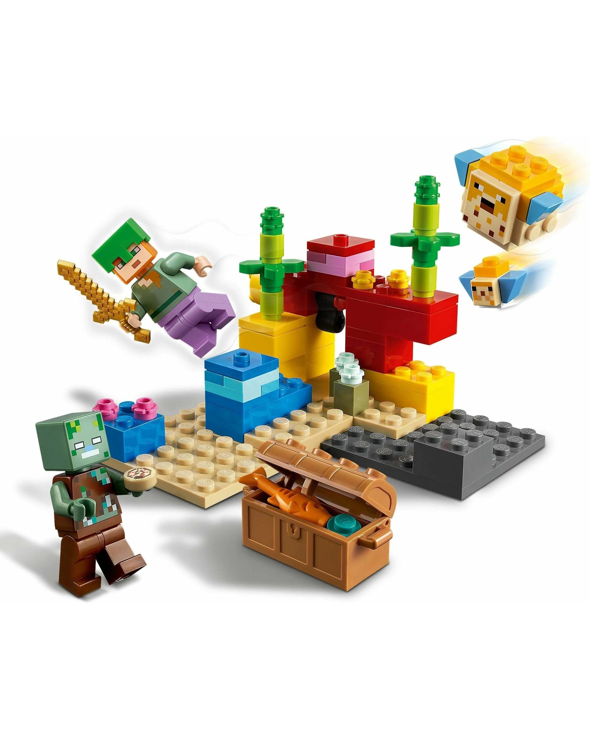 2 Lego Minecraft 21164 The Coral Reef, 2 of 5