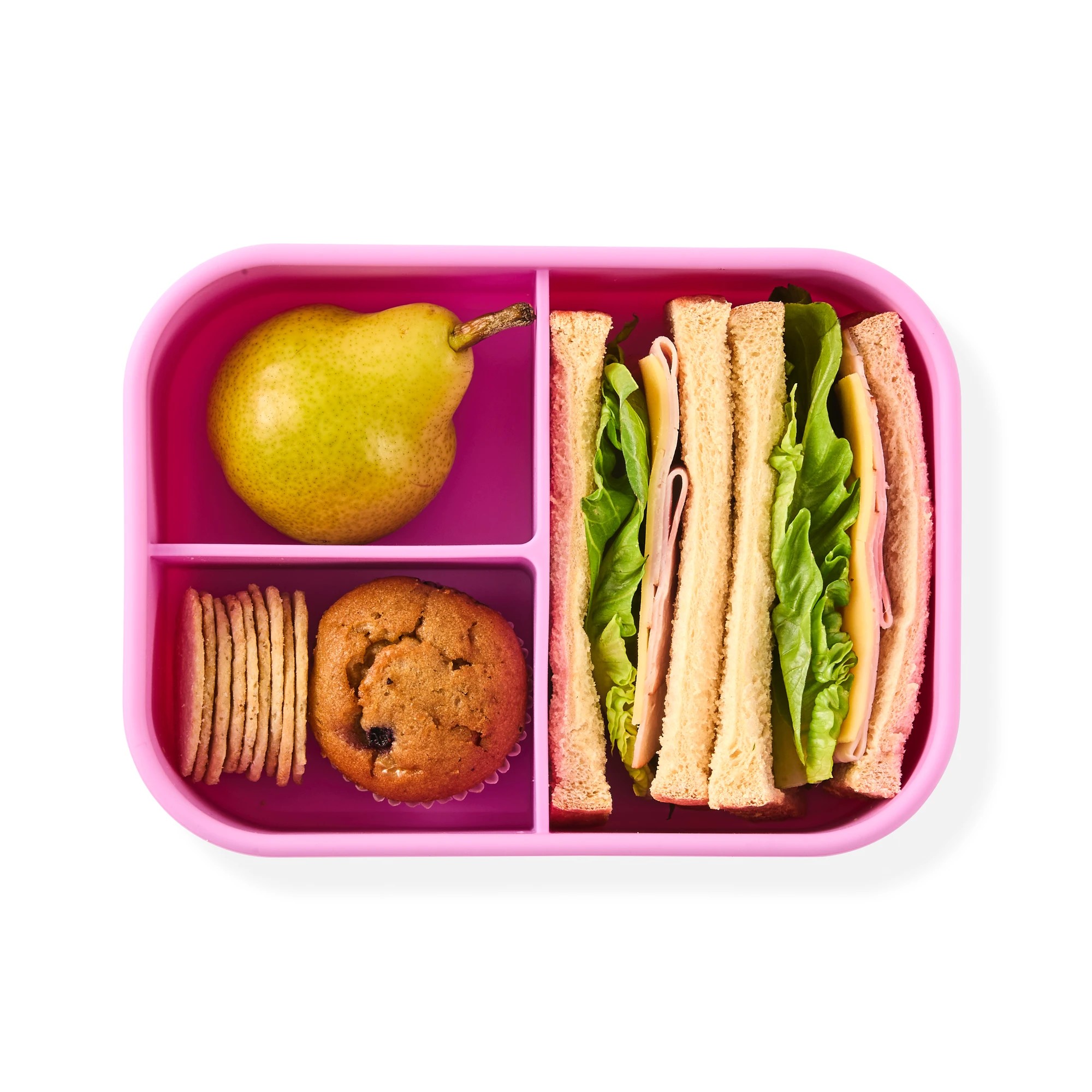 2 Lilac Silicone Bento Lunch Box, 2 of 7