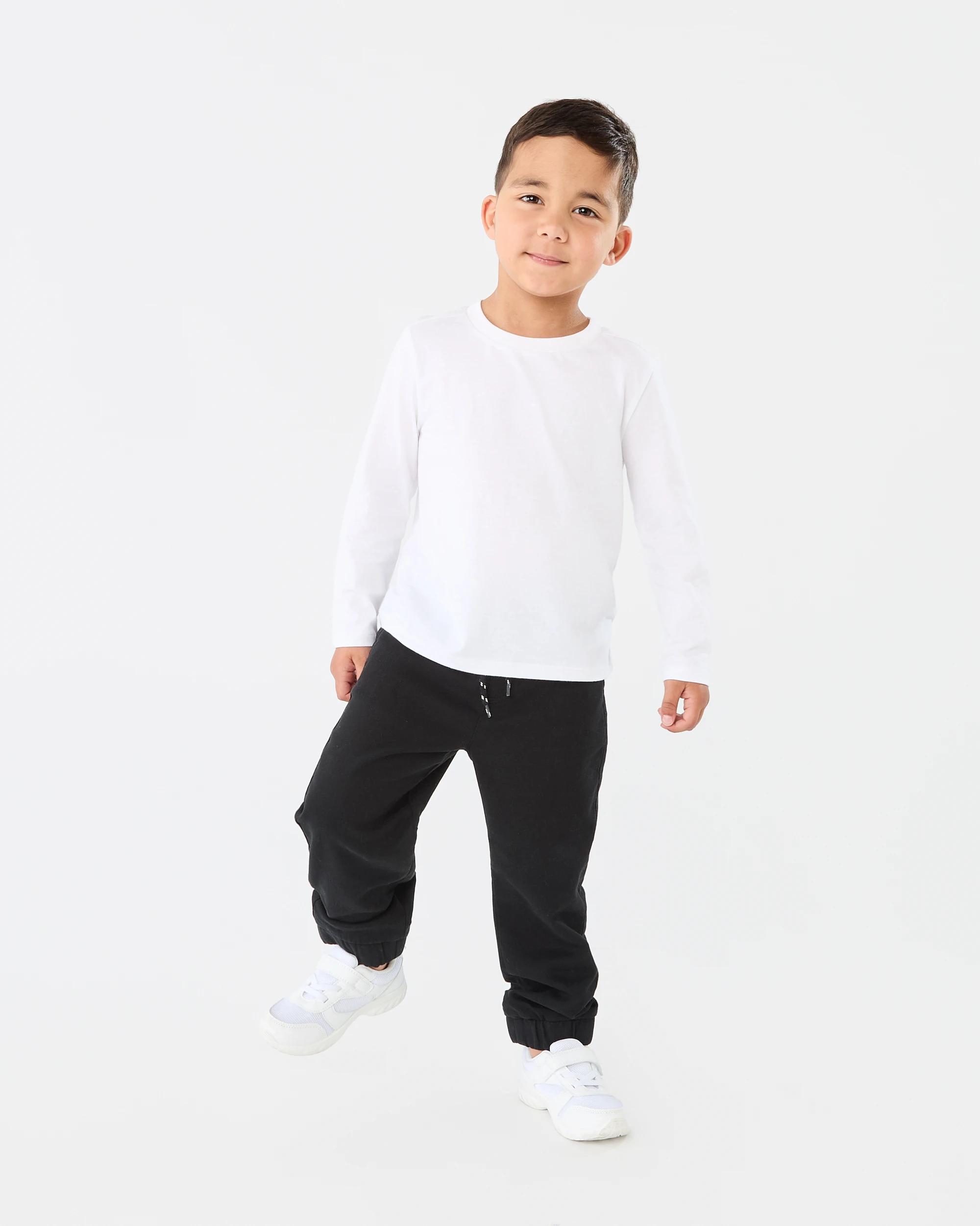 6 Pull-On Knit Joggers Black, 6 of 7