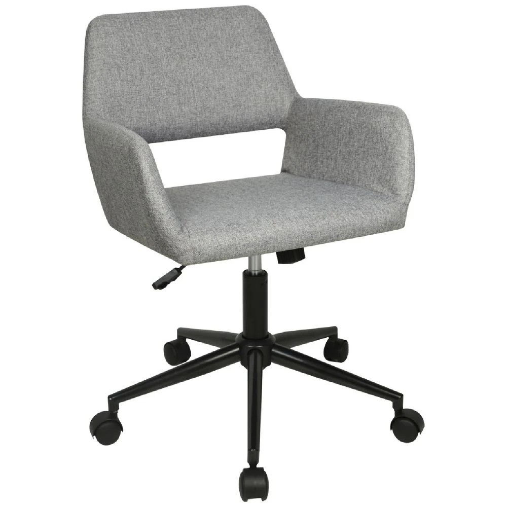 1 Otto Nordby Desk Chair Fabric Grey Ergonomic Chairs and Desk Chairs, 1 of 10