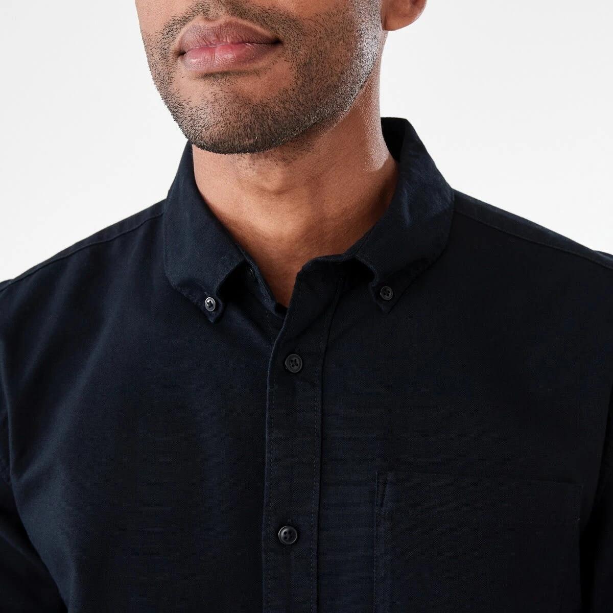 5 Long Sleeve Oxford Shirt BLACK, 5 of 7