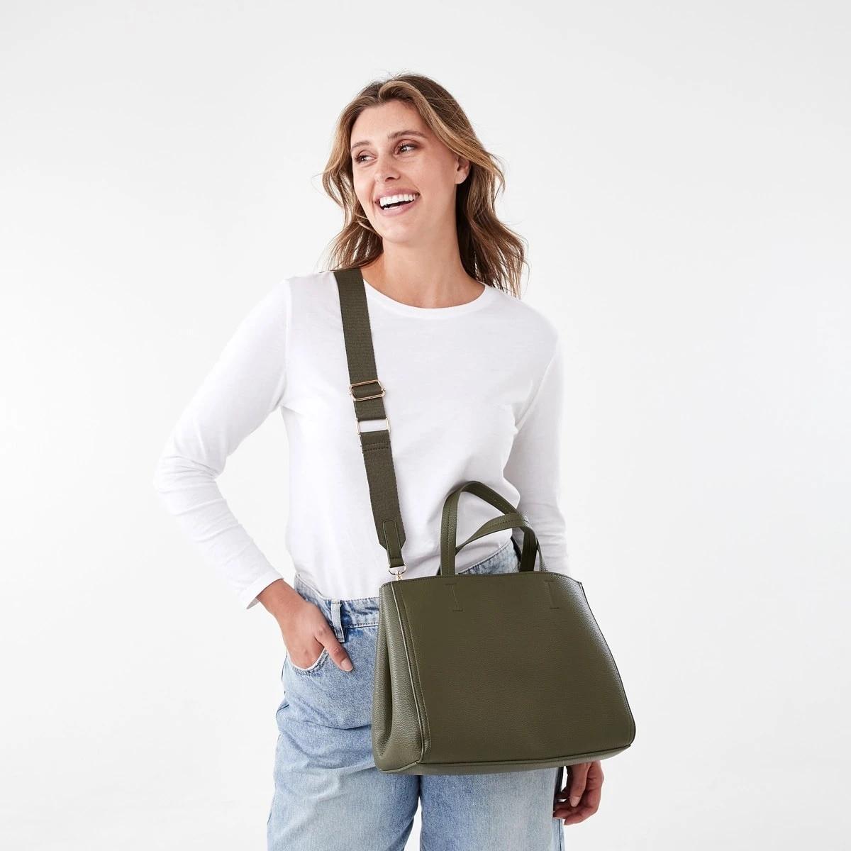 6 Tote Bag DEEP MOSS, 6 of 7