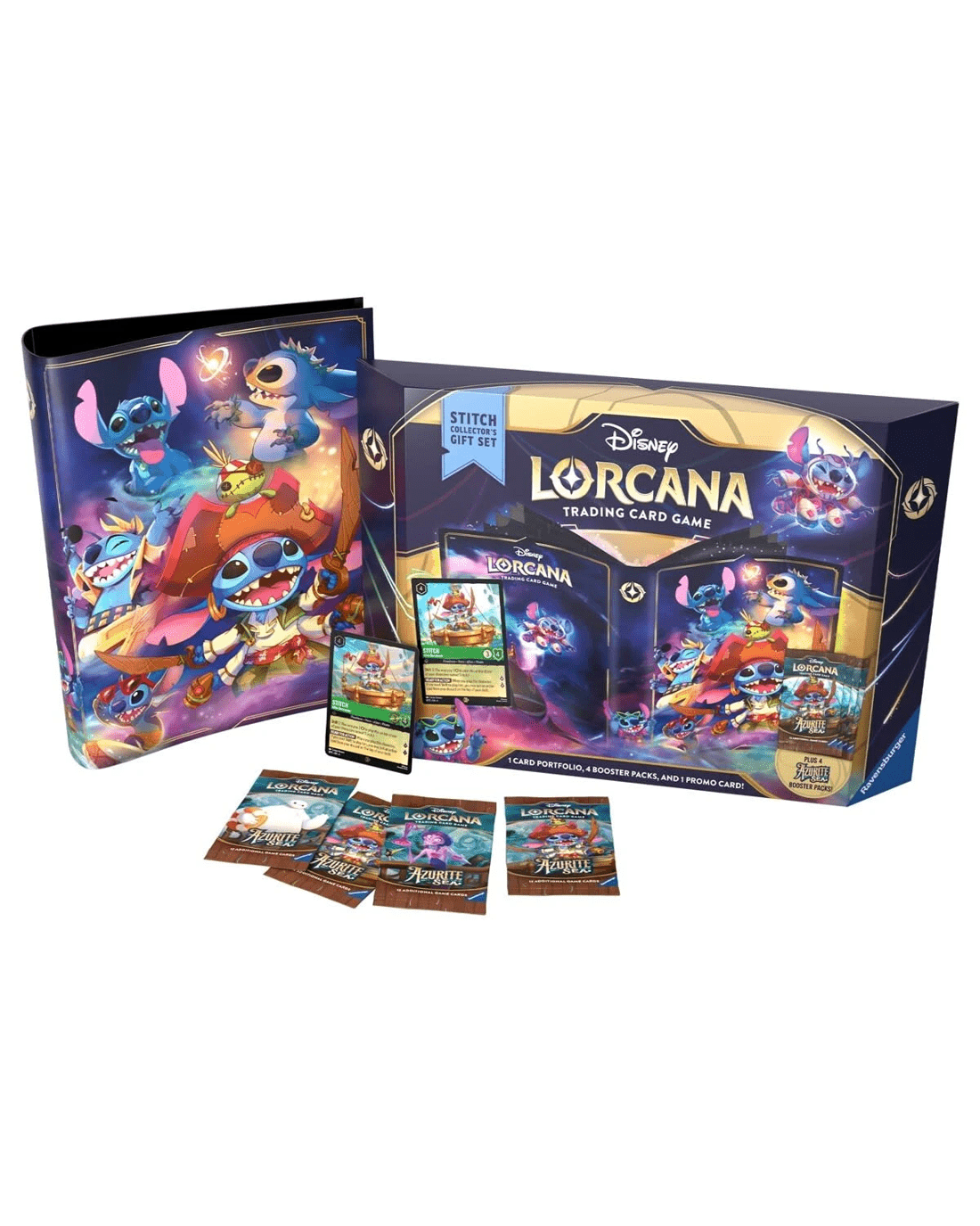 2 Disney Lorcana Trading Card Game: Azurite Sea Stitch Collector's Gift Set, 2 of 3