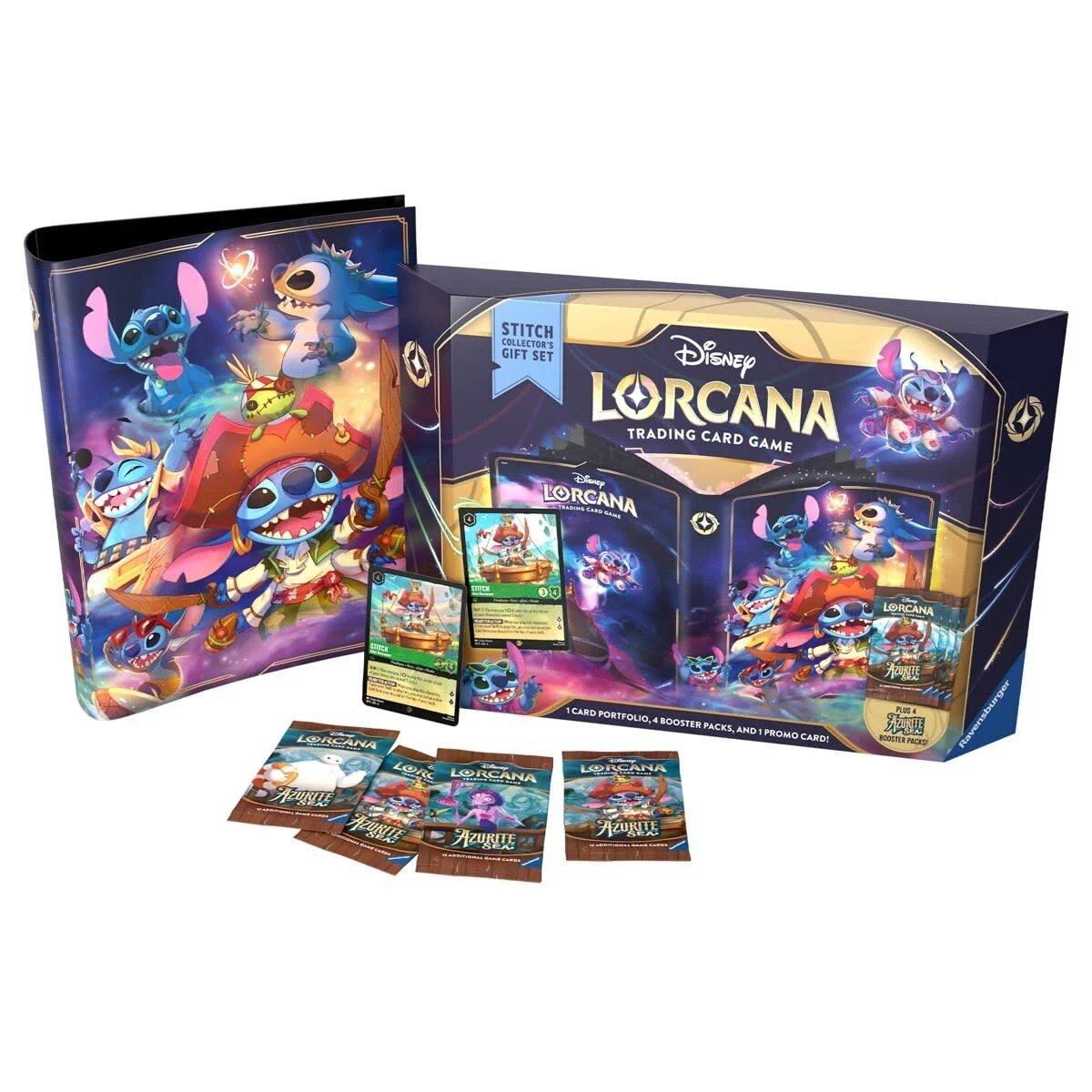 2 Disney Lorcana Trading Card Game: Azurite Sea Stitch Collector's Gift Set, 2 of 3