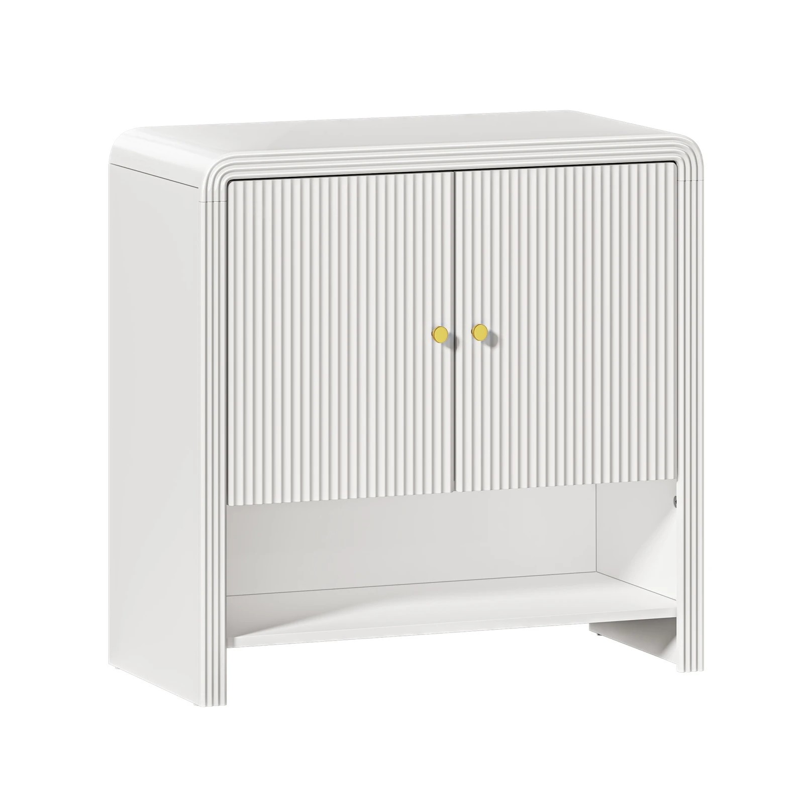 8 Oikiture Buffet Sideboard Storage Cabinet 2 Doors - White, 8 of 10